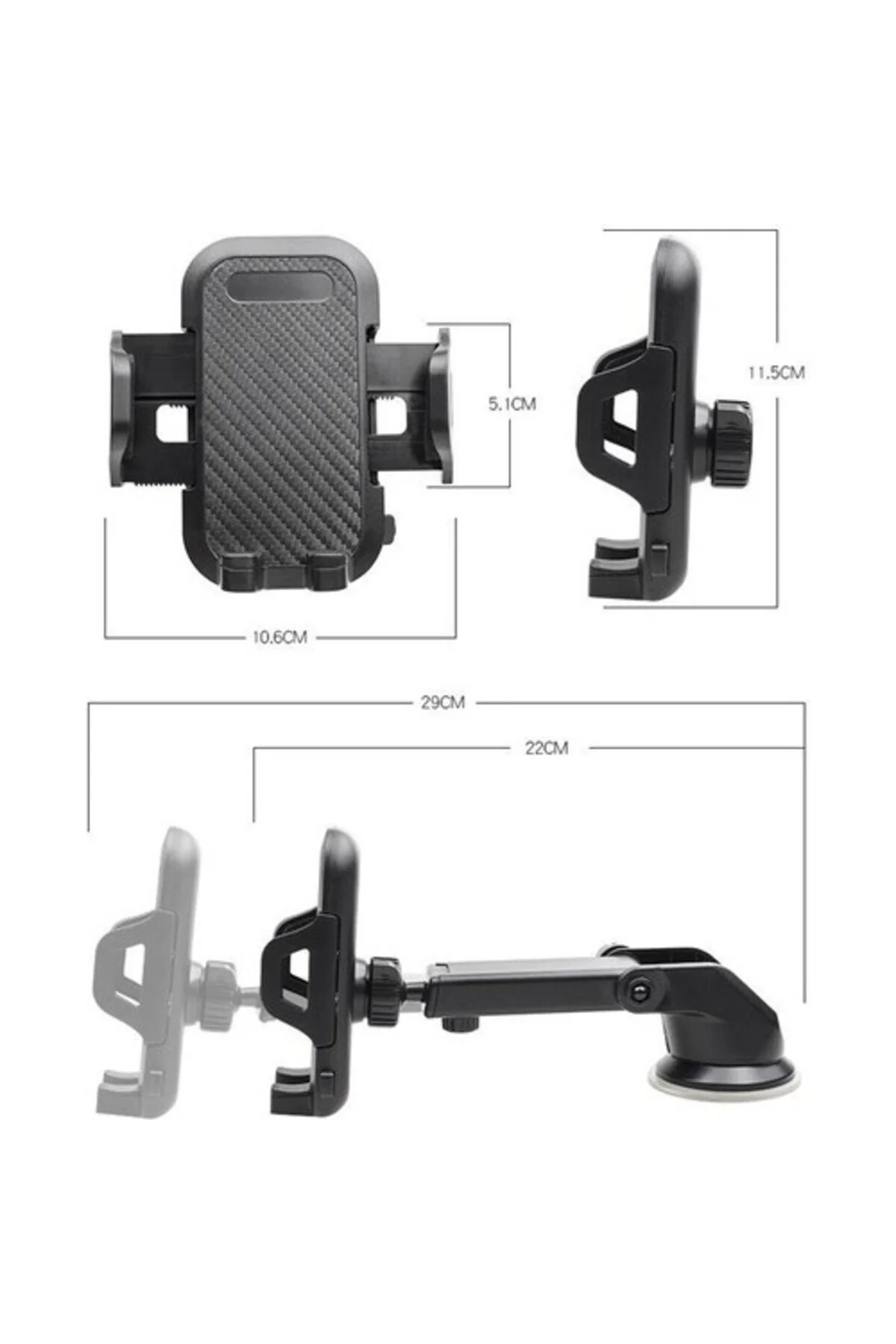 Jx-010 Çok Amaçlı Magnetic Araç Içi Telefon Tutucu