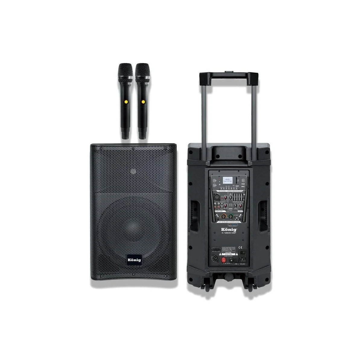 K-12500 Dsp 12'' 600W 2 Uhf El Taşınabilir Amfi Fiyatı, Yorumları ve Özellikleri