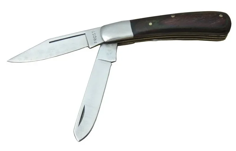 K-29 Falkon Çiftli Çakı 14 cm - Ahşap Sap, Manuel