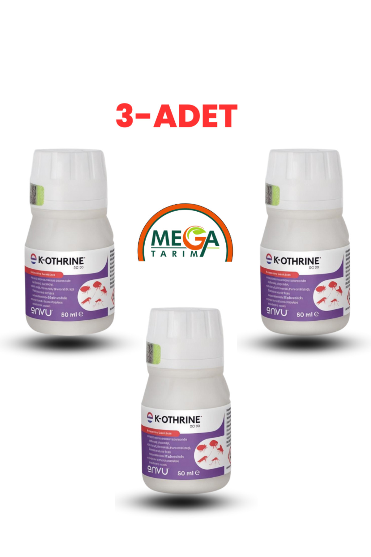 K-othrine Sc50 3 Adet Haşere, Hamamböceği,tahta Kurusu, Gümüş SKT