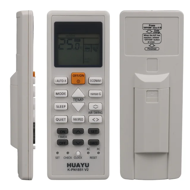 K-PN1851 V2 Üniversal Panasonic Klima Kumandası K-PN1851 V2 Üniversal Panasonic Klima Kumandası