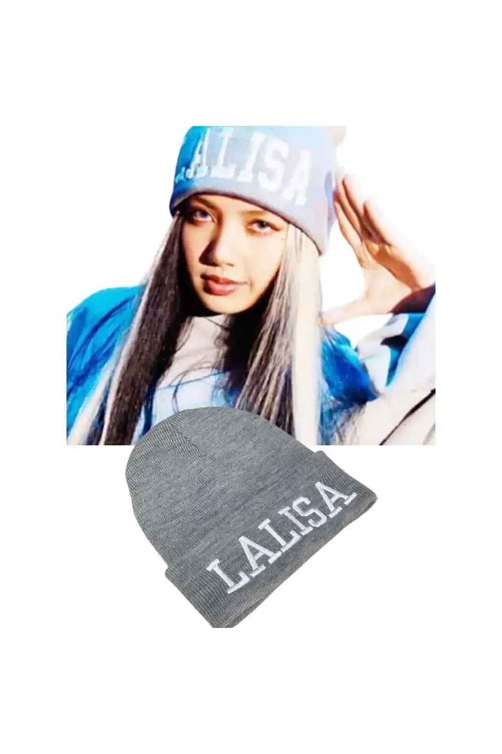 K-pop Black Pink - Lisa - Lalisa Gri Bere