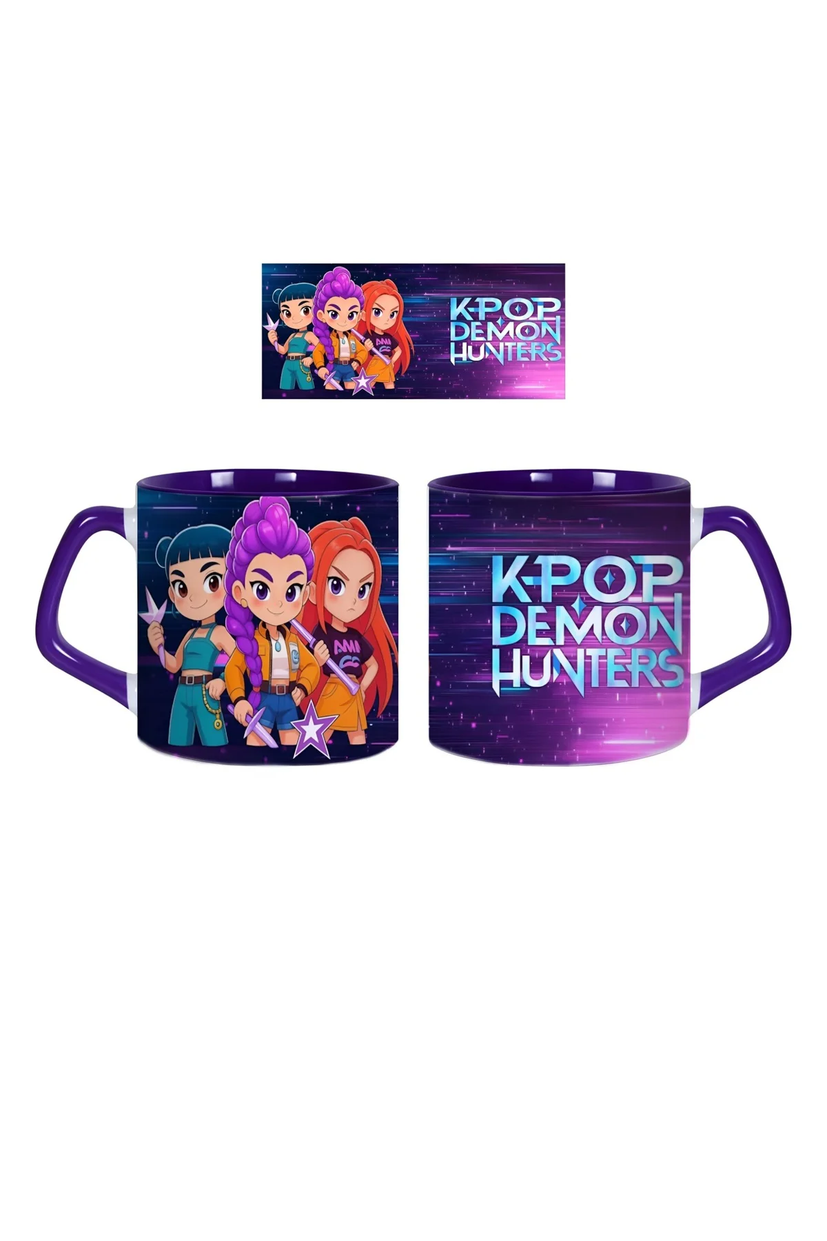 K-Pop Demon Hunters Kupa Bardak | Tek Adet 0233