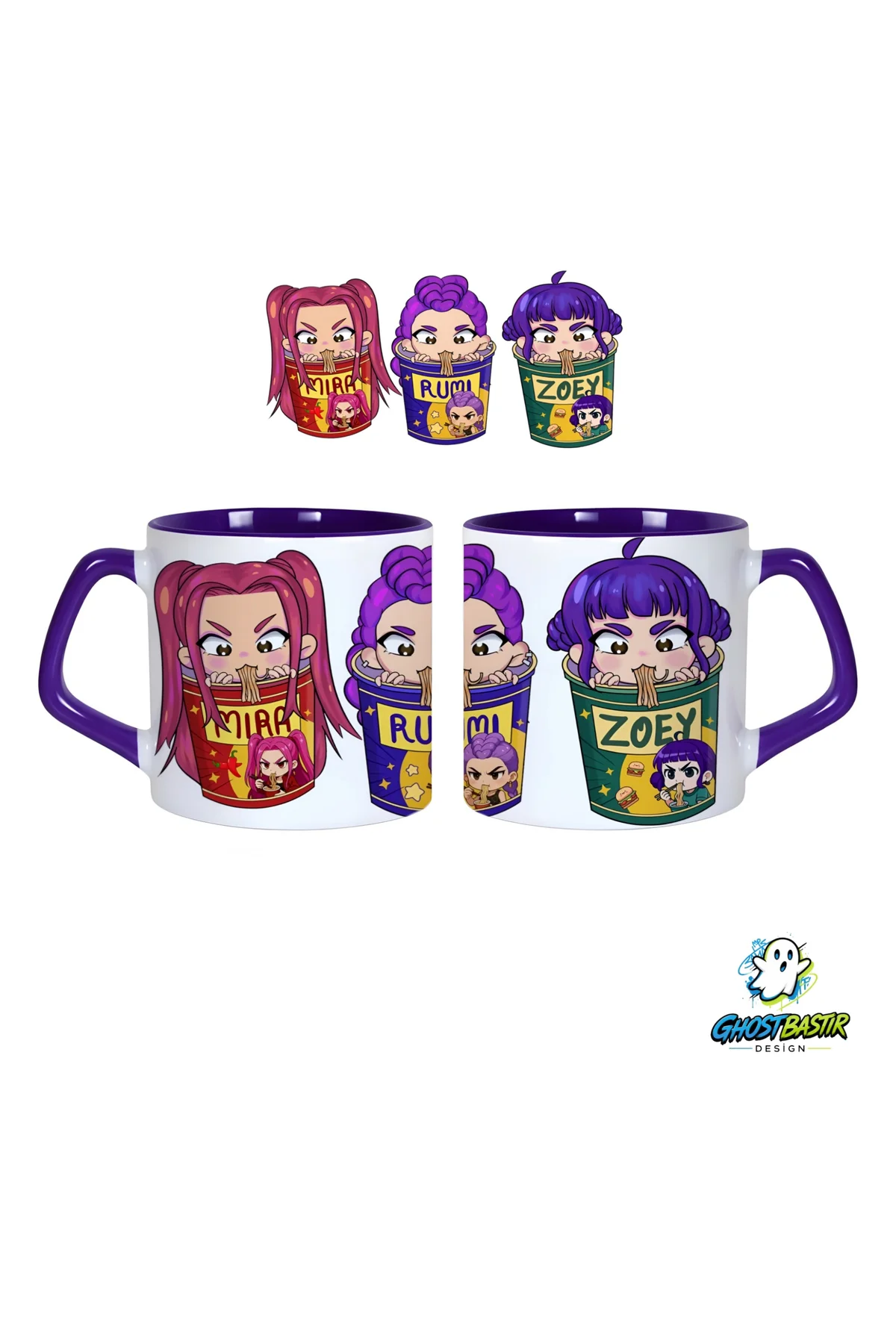K-Pop Demon Hunters Kupa Bardak | Tek Adet 0785