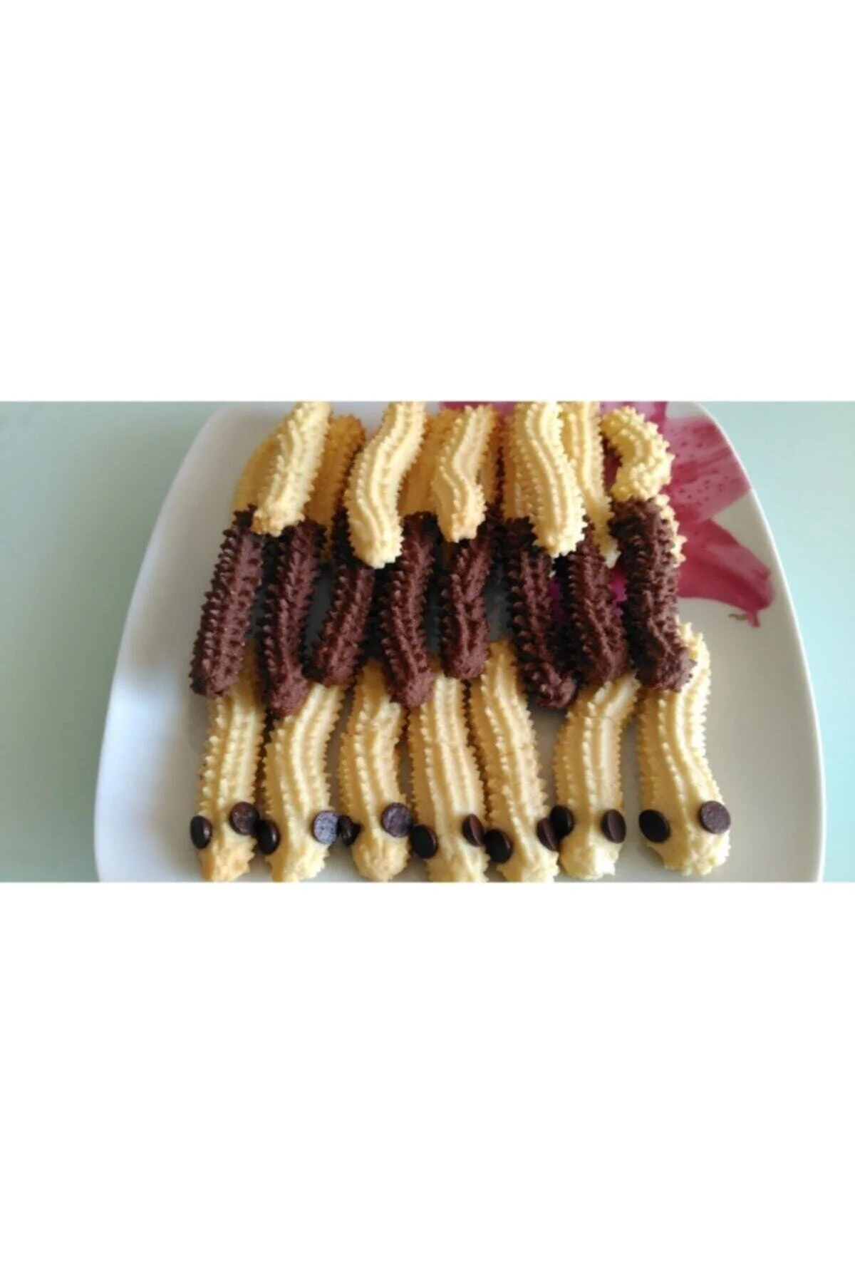 K Tırtıl Kurabiye Kalıbı, Tırtıklı Kek Pasta Krema Süs Dekor Apar