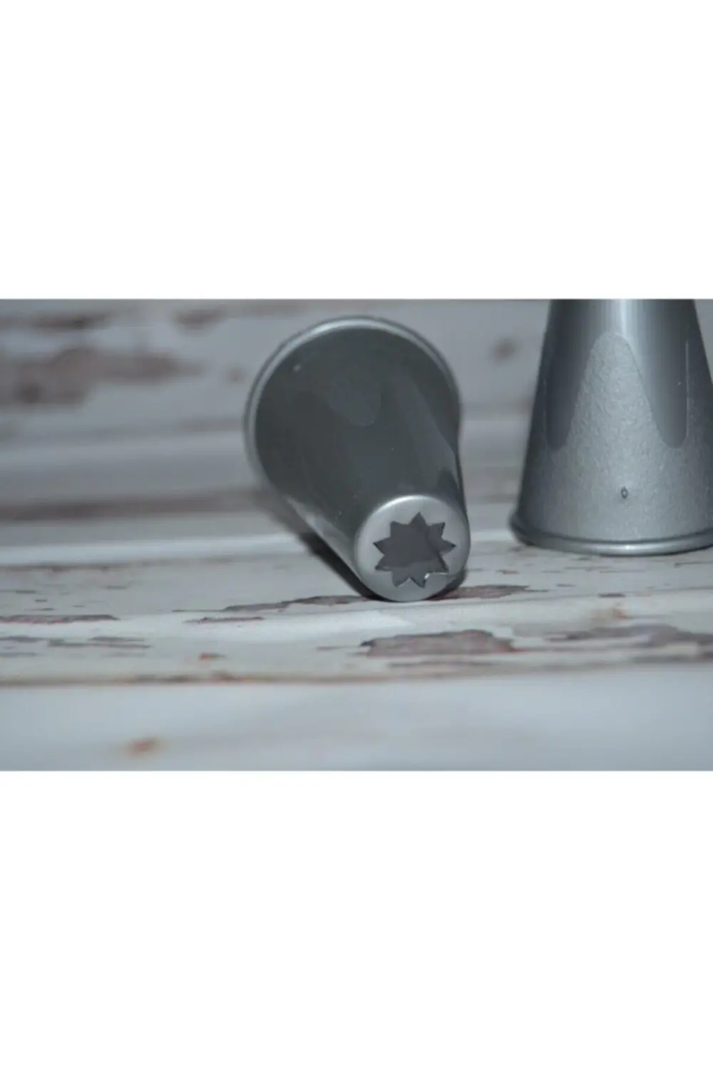 Ferah Plastik K Tırtıl Kurabiye Kalıbı, Tırtıklı Kek Pasta Krema Süs Dekor Apar