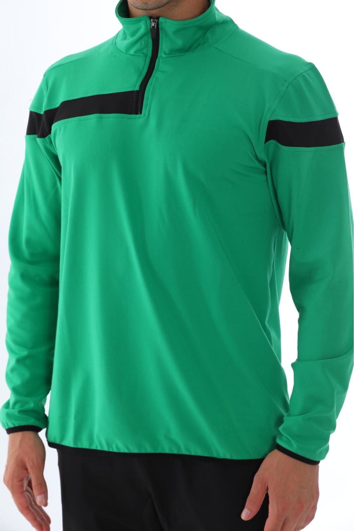 K18 K0101 Atrenman Eşofman Takimi Yeşil-Siyah