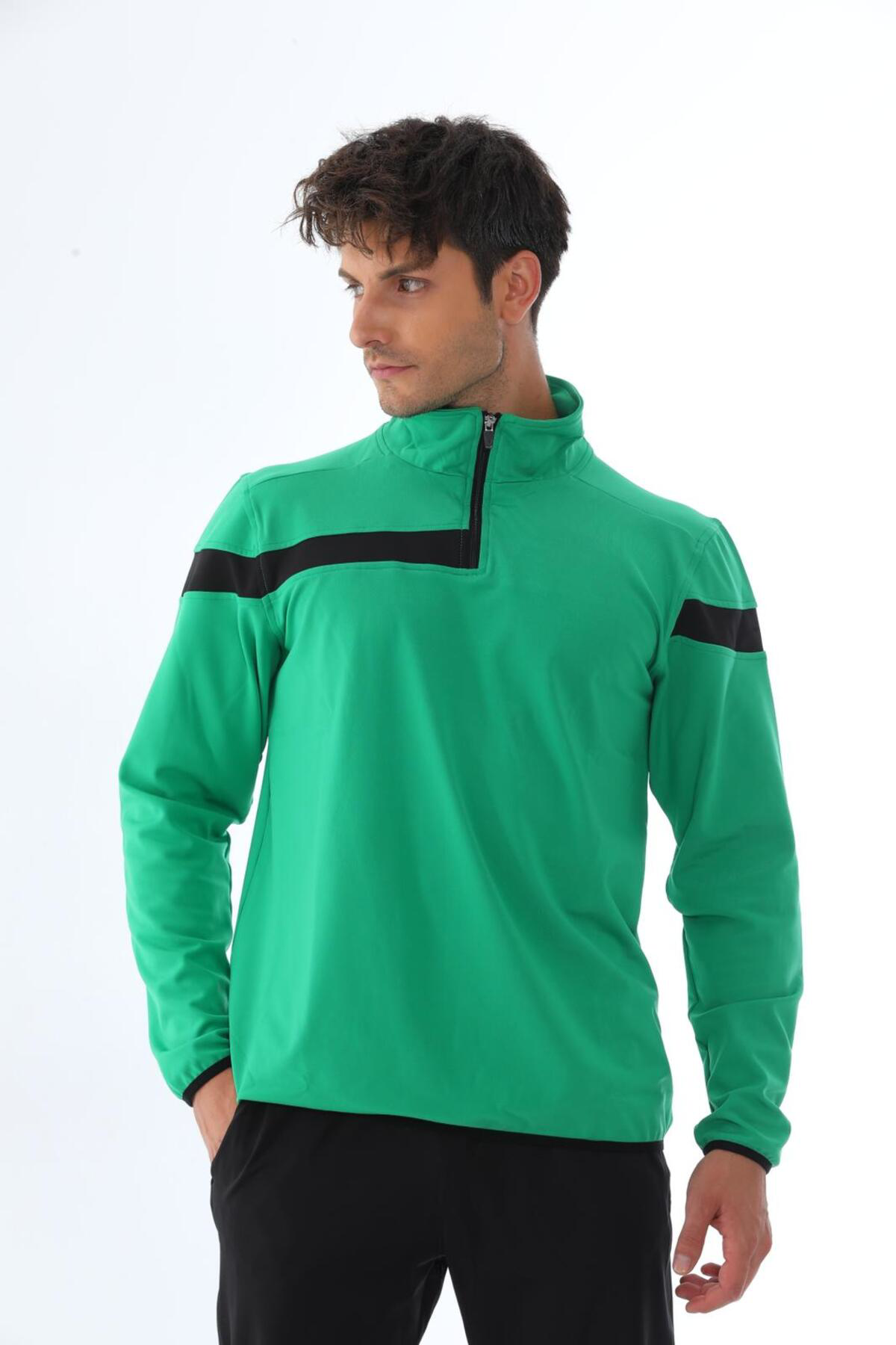 K18 K0101 Atrenman Eşofman Takimi Yeşil-Siyah