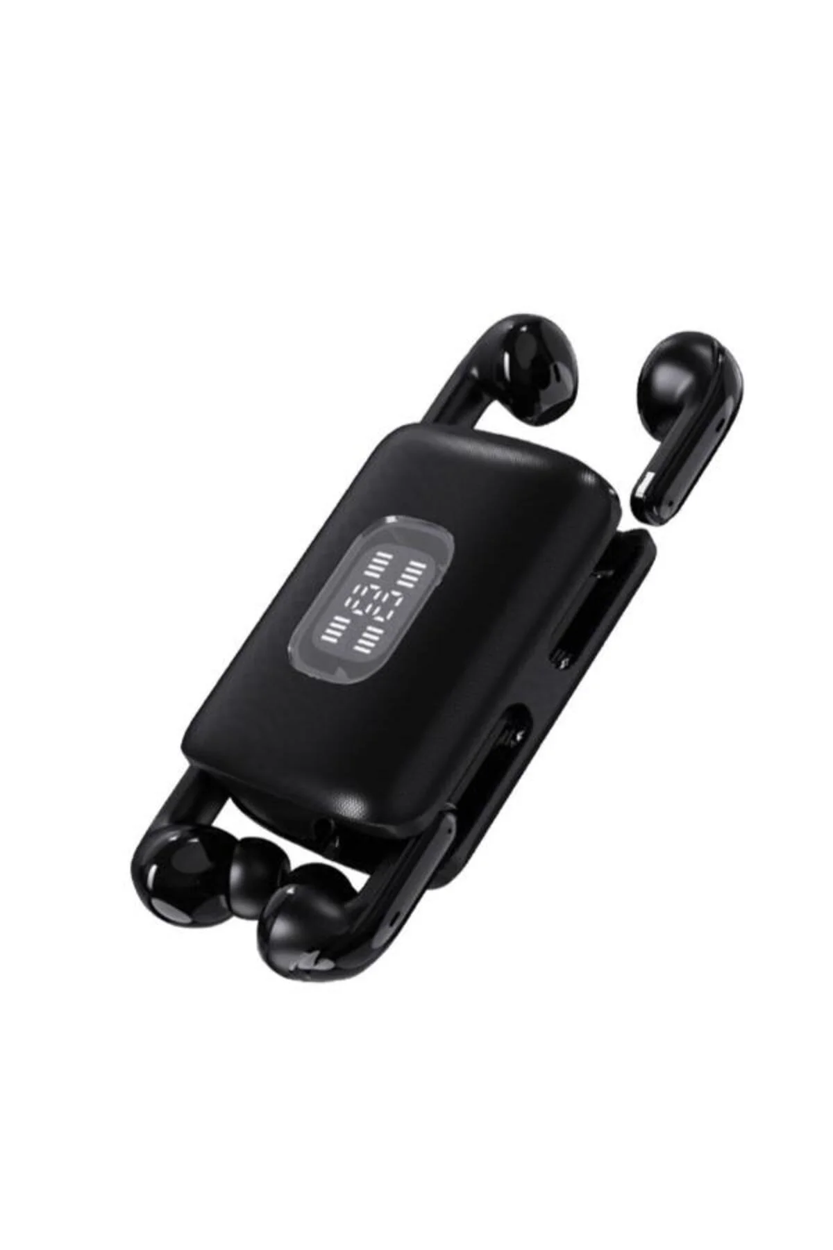 K02 Ultra Uzun Pil Ömrü Yüksek Kaliteli çifft Bluetooth oyuncu Kulaklığı Su Geçirmez Siyah