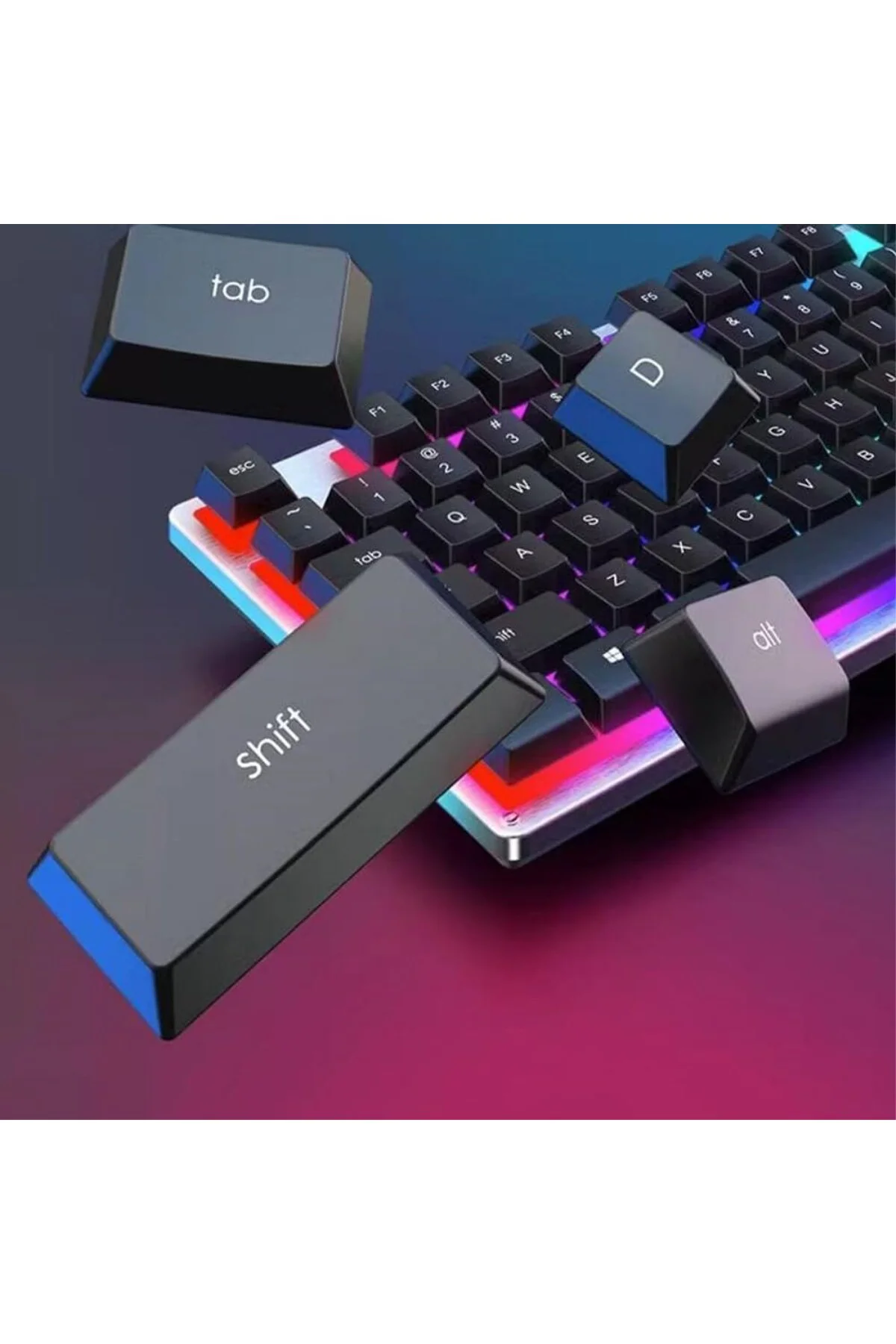 K100 Gaming Oyuncu Kablolu Klavye İngilizce