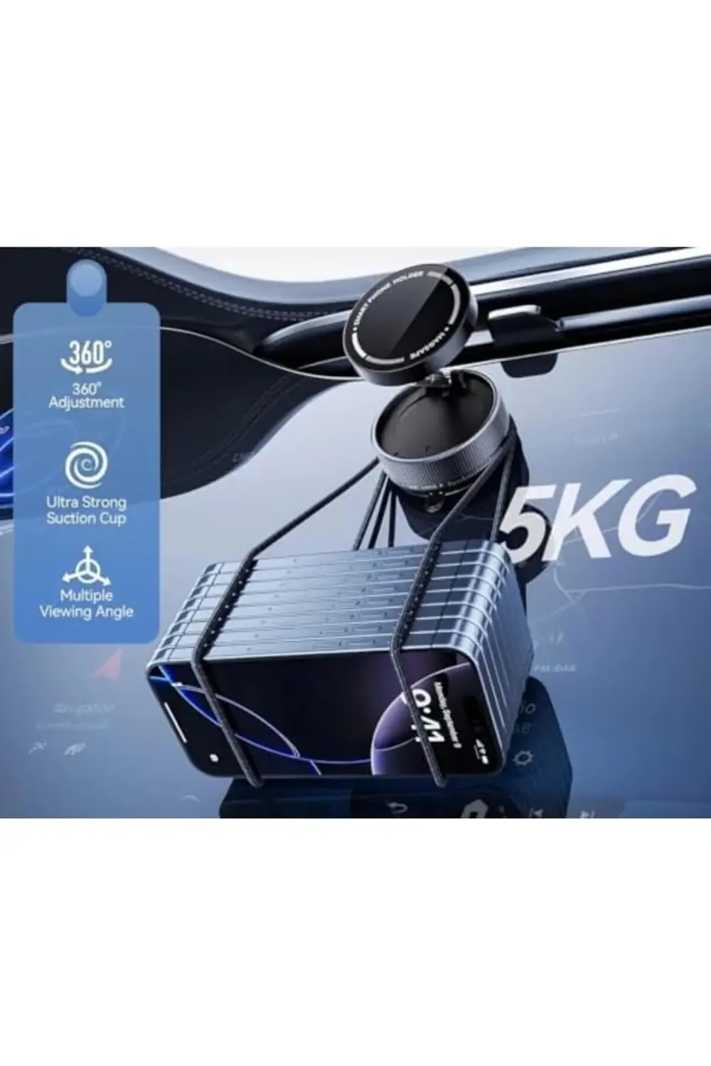 K10A KATLANABİLİR 360 DERECE HER YÖNE DÖNEBİLİR VACUM MAGNETİC AR
