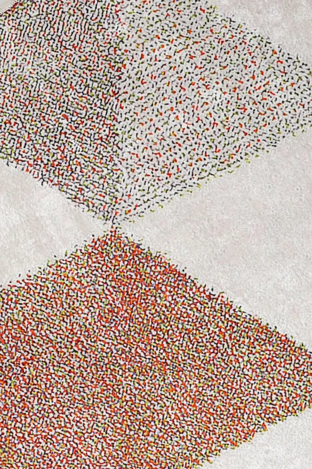 K1270 Multi Saçaksız Dijital Yuvarlak Halı Yıkanabilir Banyo Pasp