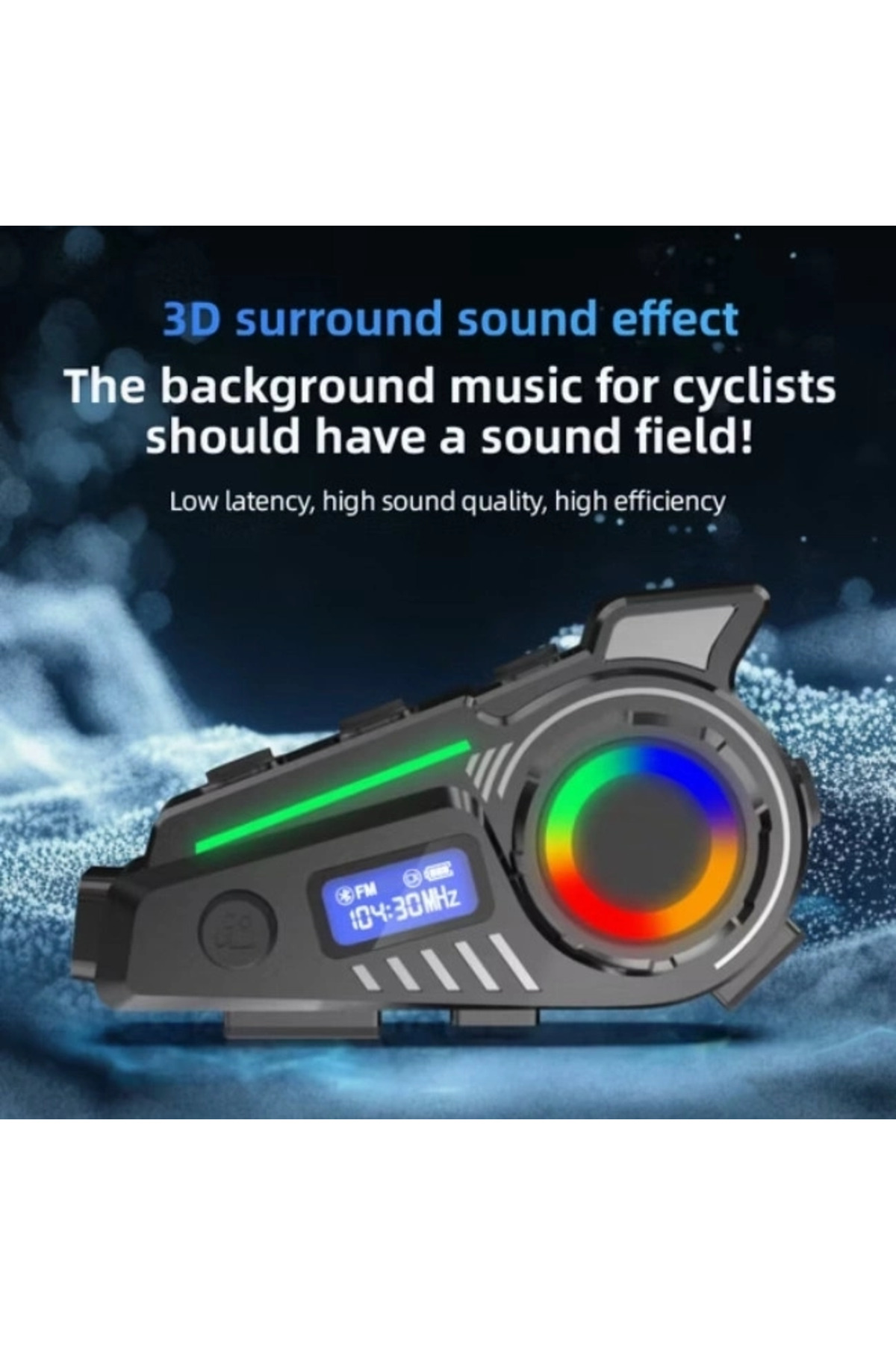 K19 Kameralı Motosiklet Kask Bluetooth Kulaklık Su Geçirmez Inter