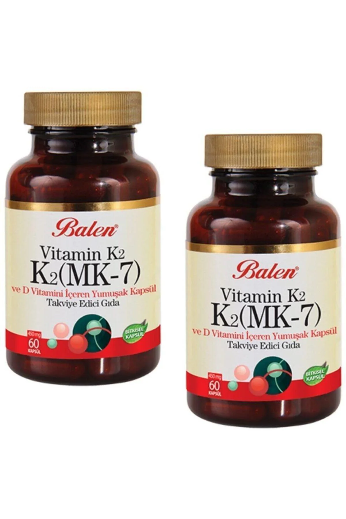 K2 Vitamin Ve D Vitamini 450mg*60 2 Adet Fiyatı, Yorumları ve Özellikleri