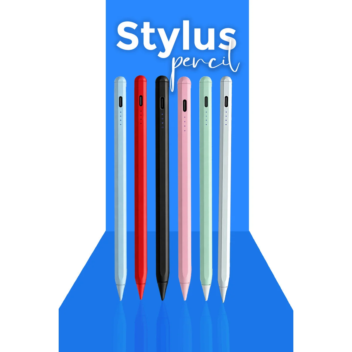 K2259 iPad Uyumlu Dokunmatik Stylus Kalem - Beyaz