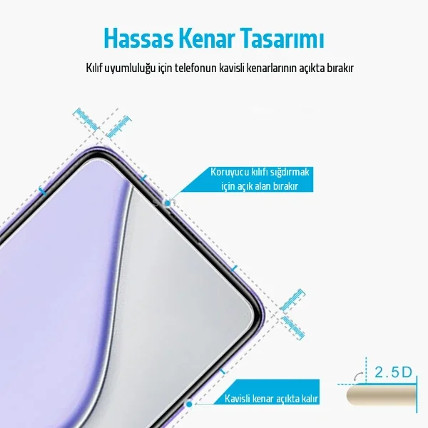 K40 / K40 Pro / Poco F3 9H Temperli Cam Ekran Koruyucu – Çizilmez Darbe Emici