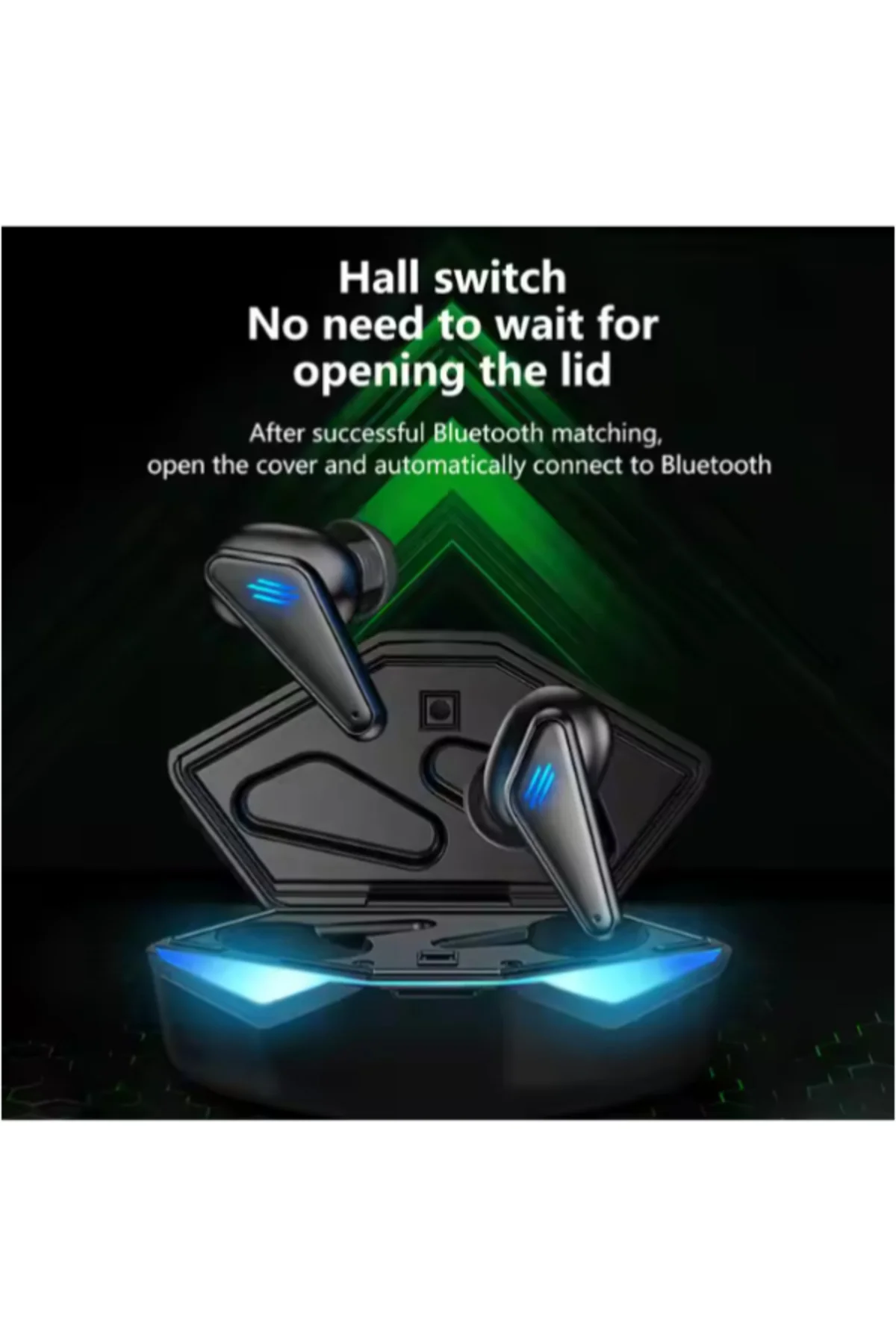 K55 Tws Bluetooth Kulak Içi Pubg Oyuncu Kulaklığı Oyun Modlu