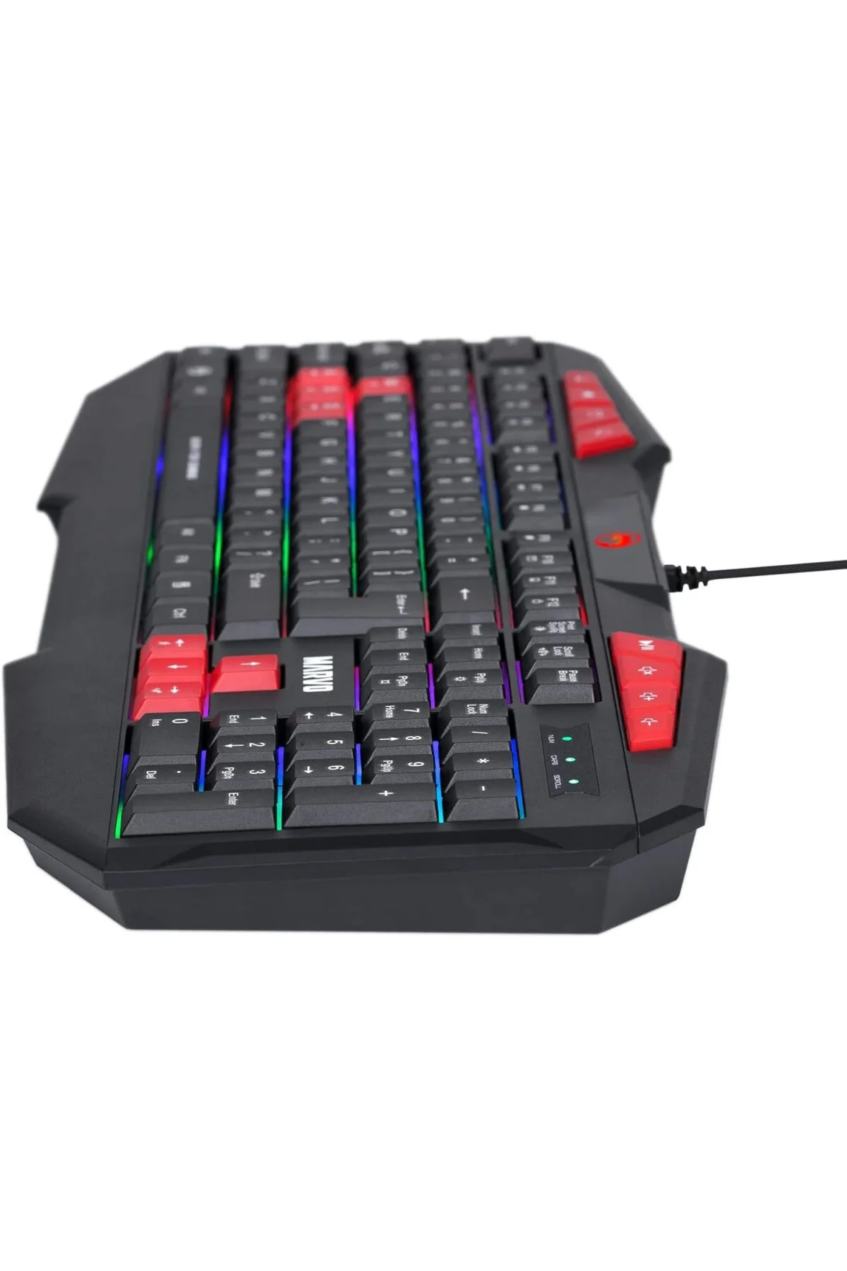 K602 TR Wired Membrane Switch 26-Tuş Anti-Ghost RGB Gaming Keyboa