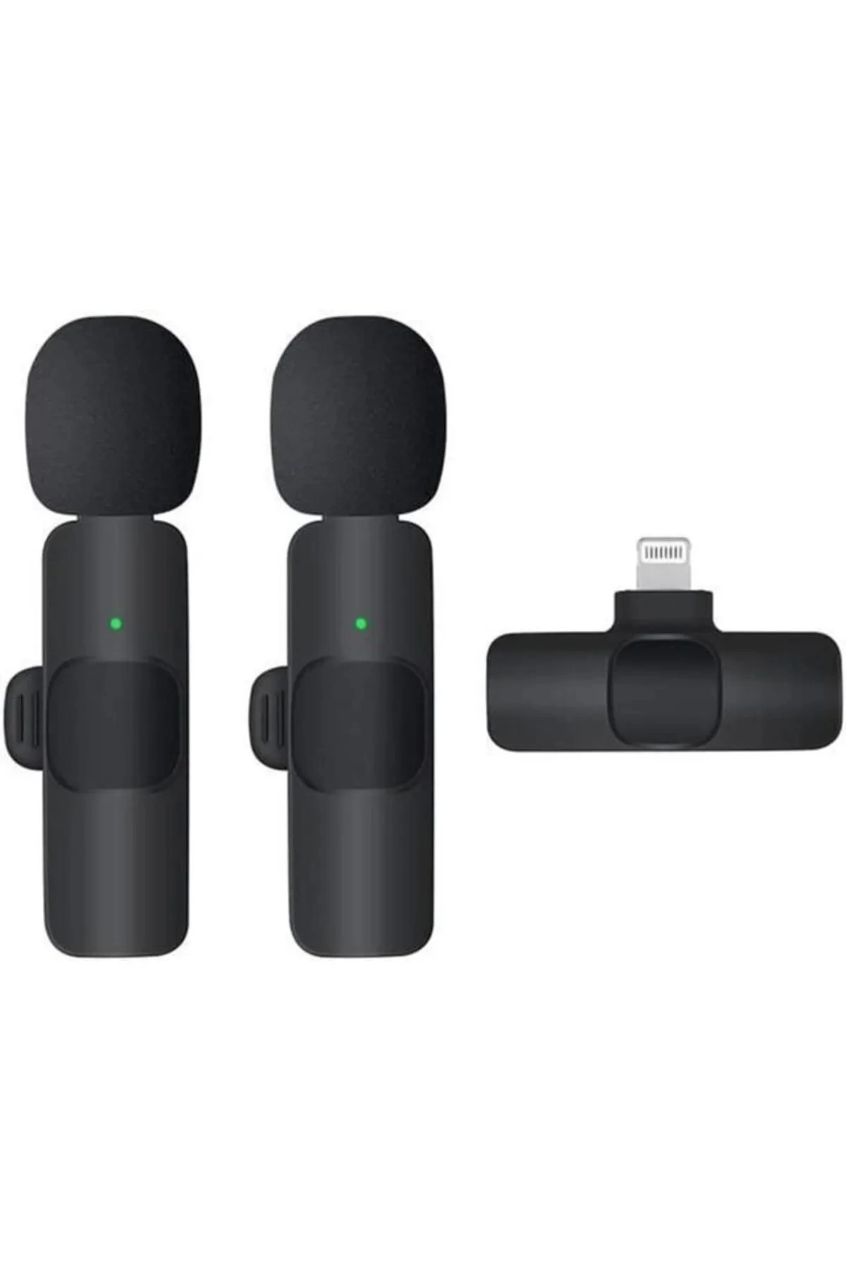 Just Cheap Store K9 2’Li Lightning Kablosuz Yaka Mikrofonu