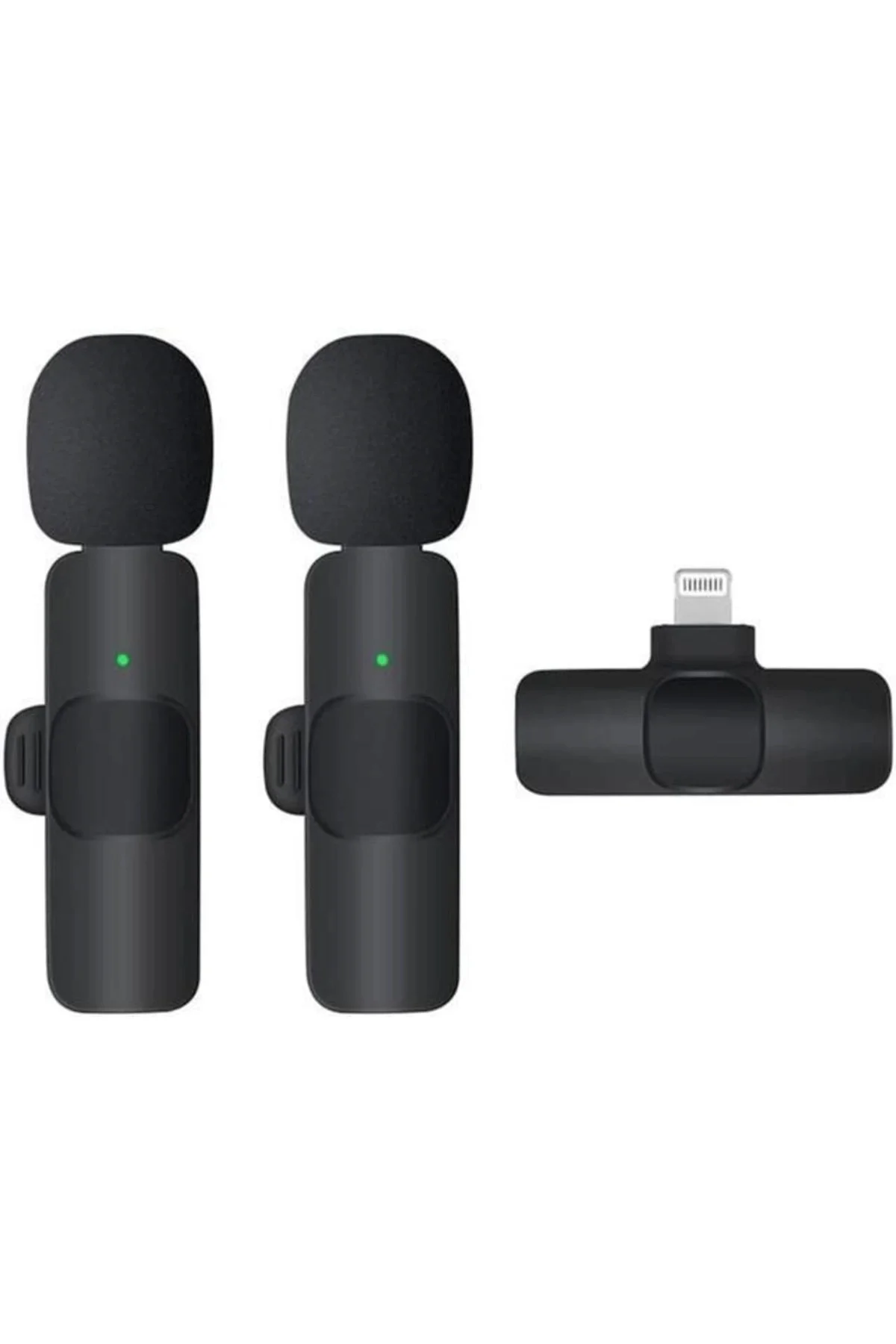 K9 Kablosuz Yaka Mikrofonu Lightning 2’li Mini Mikrofon Youtube T