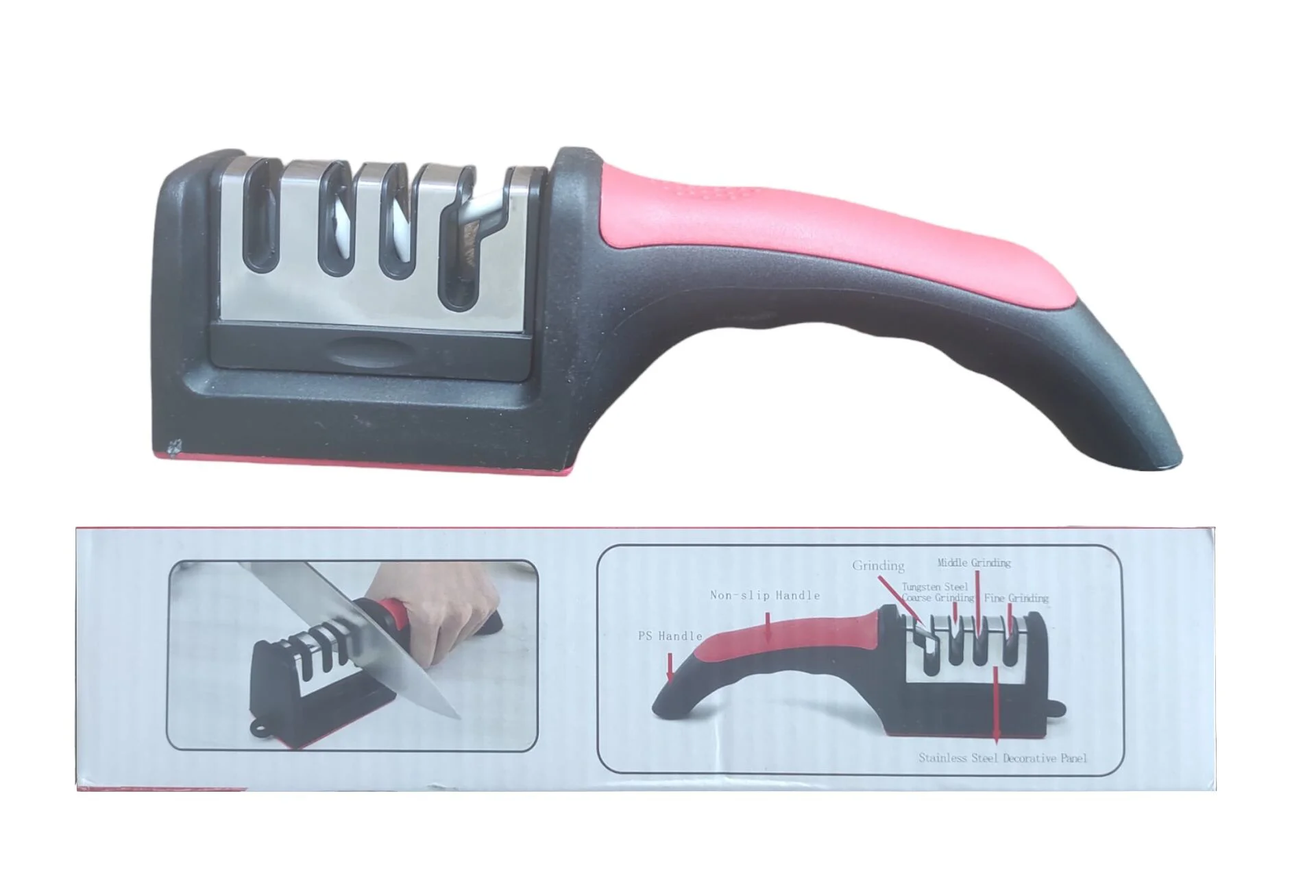 KA-713   İtalyano 3 Açılı Bıçak Bileme