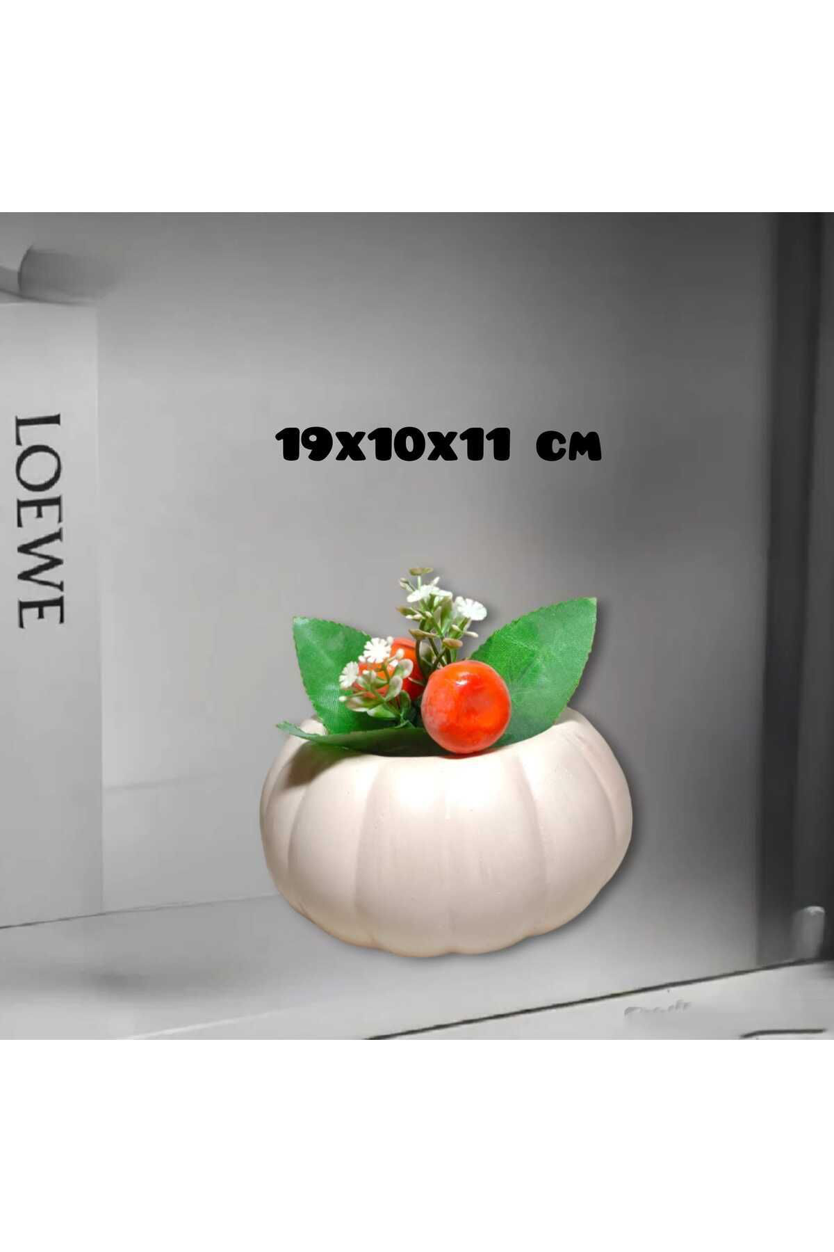 Kabak BETON Saksı& Mumluk Dekoratif