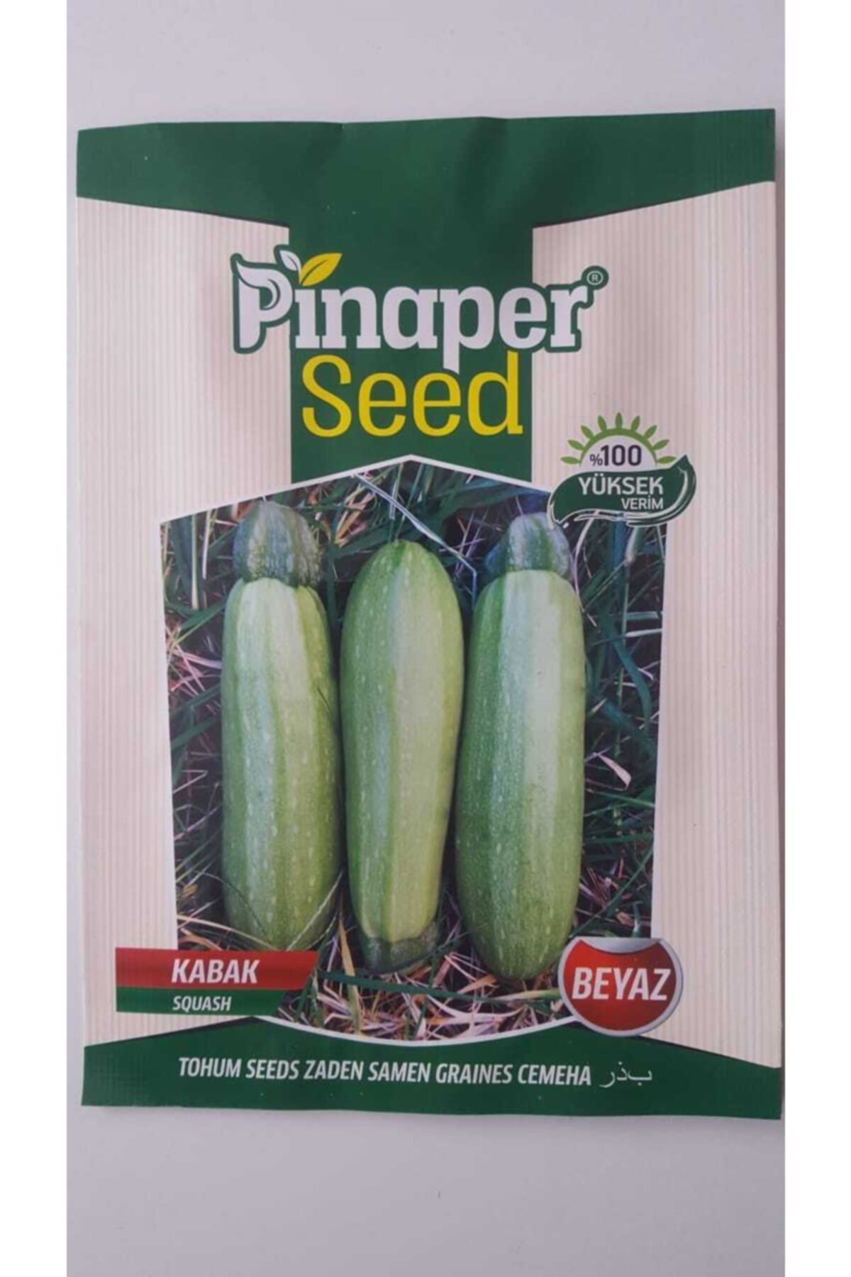 Kabak Beyaz Tohumu 1 Paket %100 Yüksek Verimlidir.
