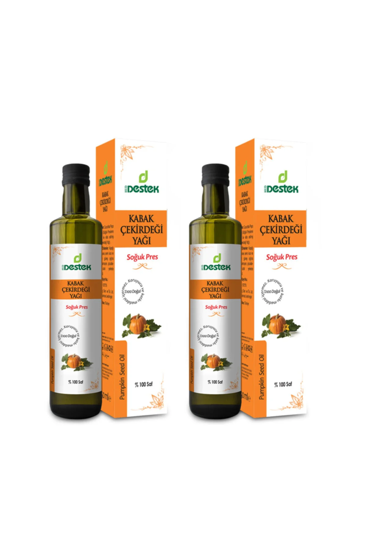 Kabak Çekirdeği Yağı 250 ml (2 Adet)