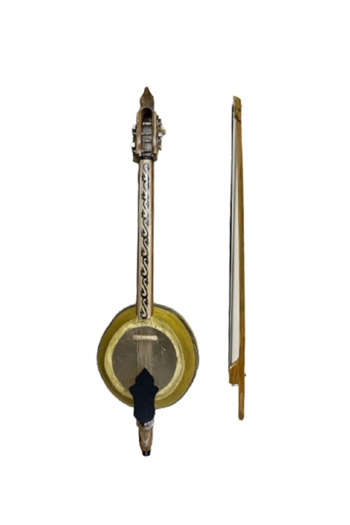 Kabak Kemane Klavye Motifli Üst Kalite Yürek Zarı Prof.