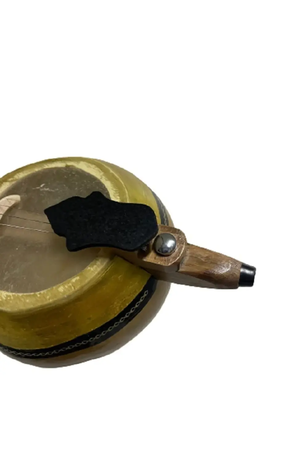 Kabak Kemane Klavye Motifli Üst Kalite Yürek Zarı Prof.