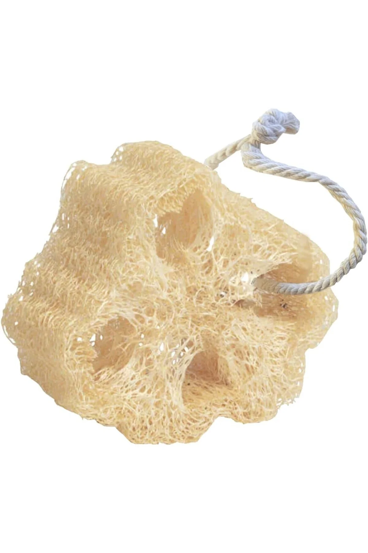 Kabak Lifi Bulaşık Süngeri Banyo Kesesi Kalın Büyük Parça Loofah Sponge İpli Doğal Kabak K