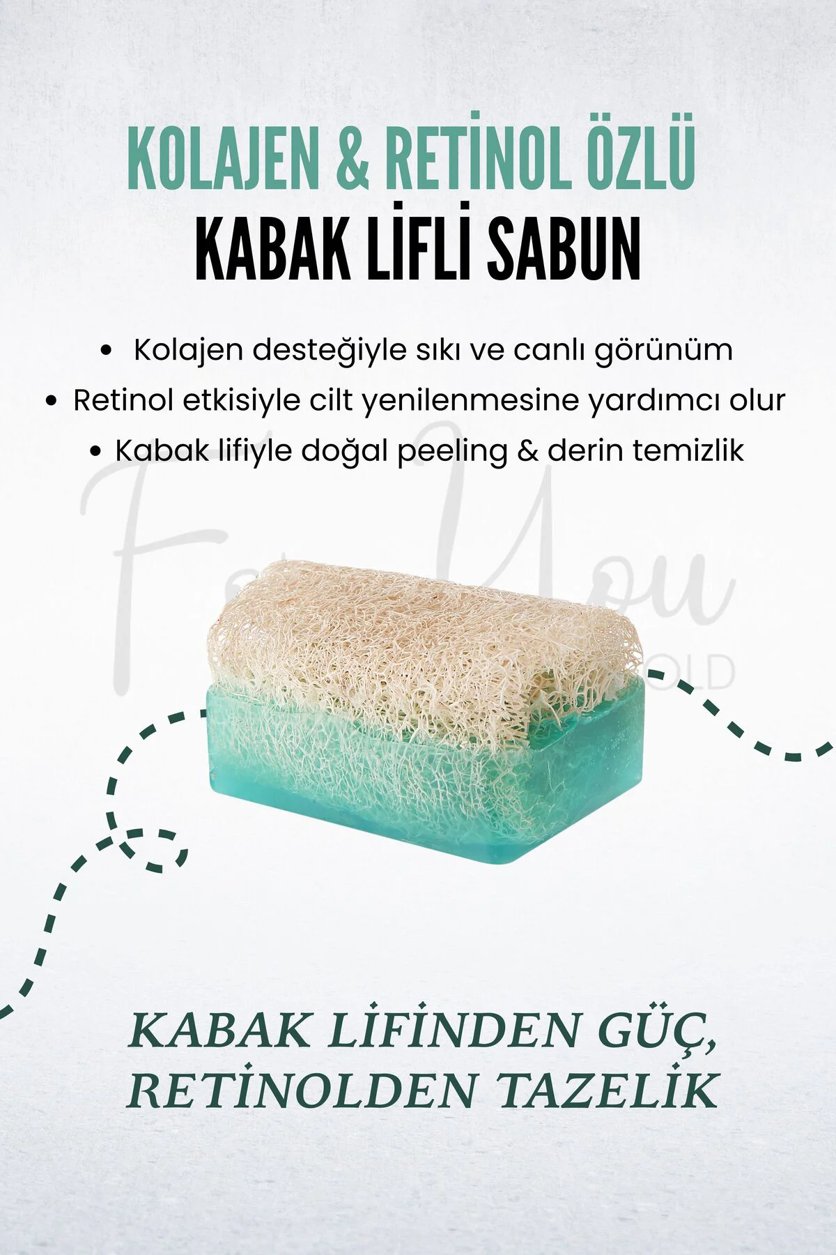 Kabak Lifli El Yapımı Kolajen & Retinol Özlü Sabun (Collagen Sabu