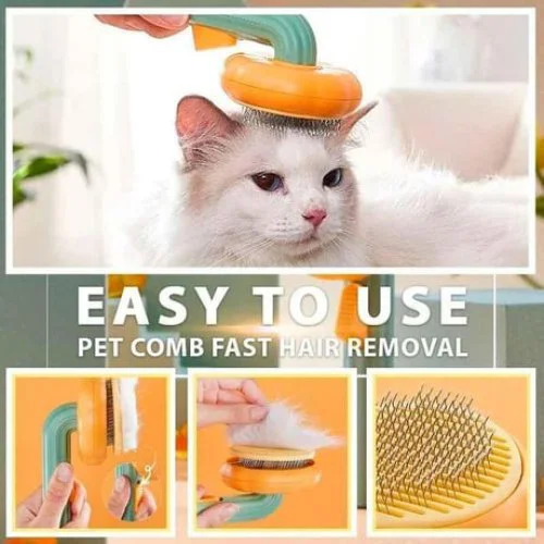 Kabak Model Kendini Temizleyen Kedi Tarağı 66x84x195 mm Kabak Model Kendini Temizleyen Kedi Tarağı 66x84x195 mm