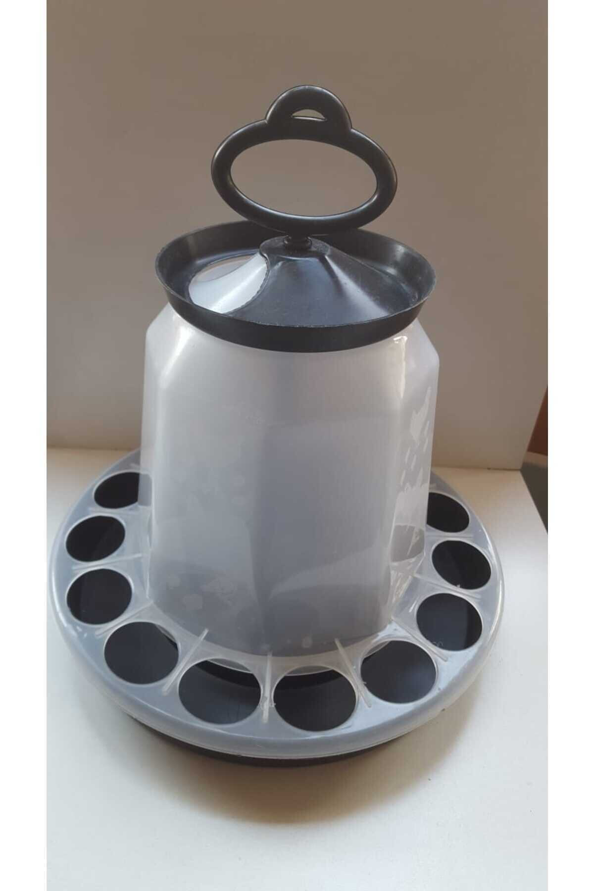 Tavuk Yemliği 6 Kg & Tavuk Suluğu 8 Lt Ayaksız (KEKLİK, BILDIRCIN