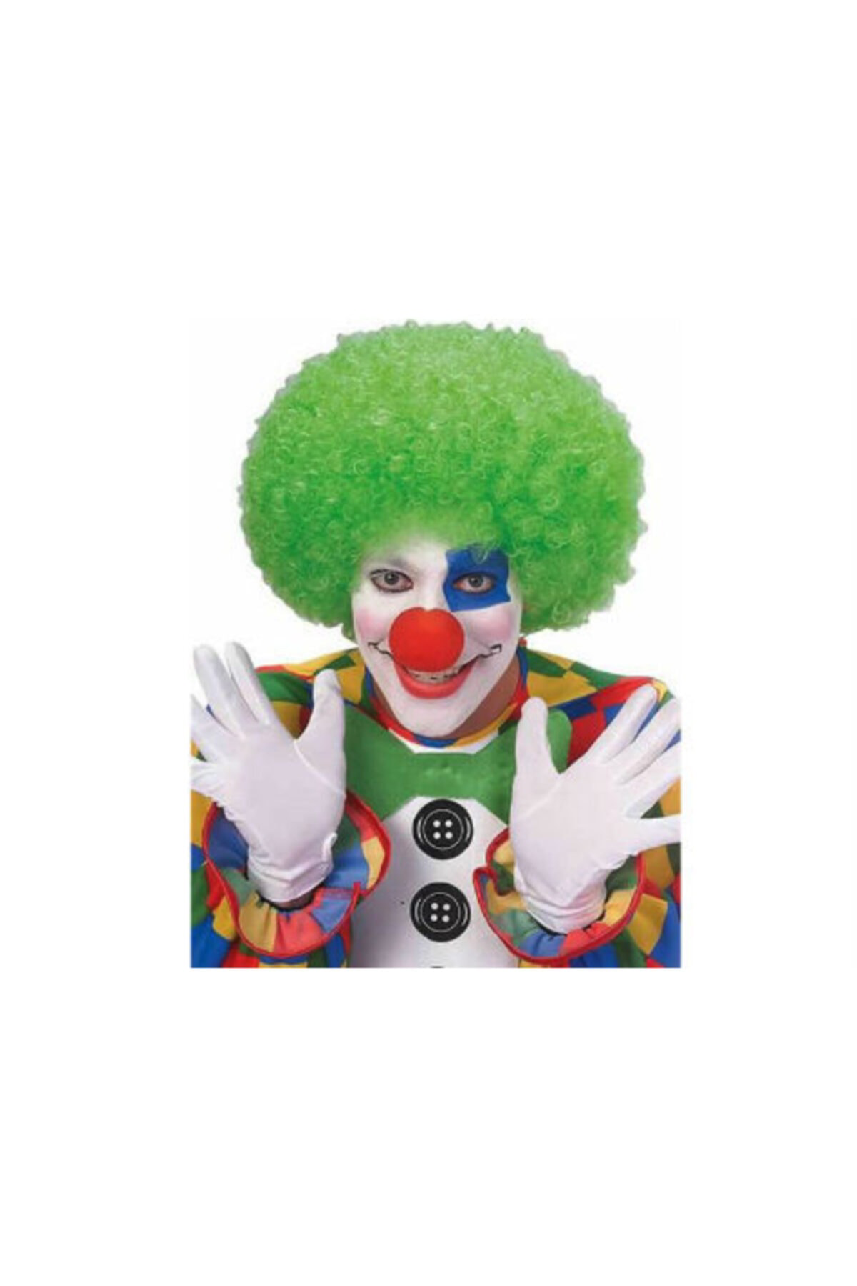 Toptan Bulurum Kabarık Bonus Peruk Saç - Yeşil