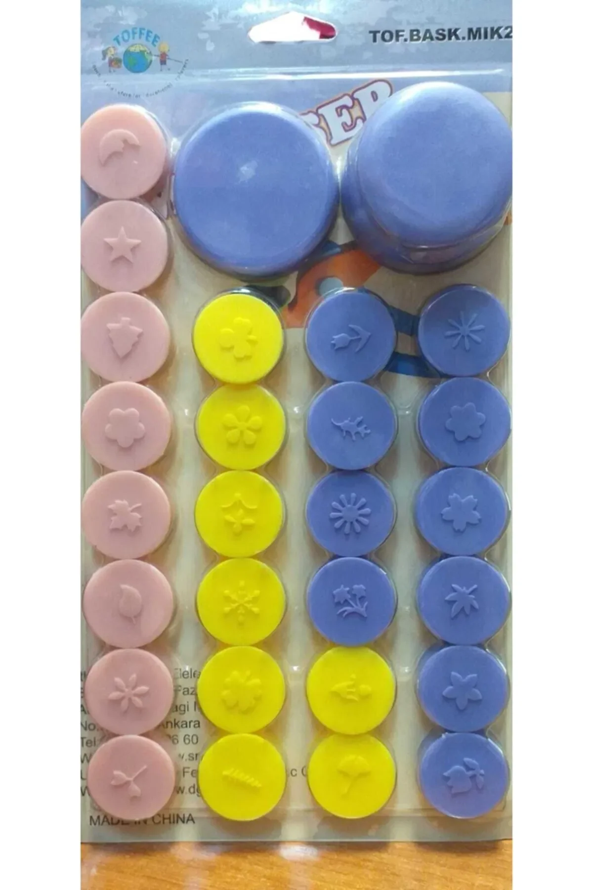 Kabartma Baskı Makinası Mıknatıslı 26 Parça