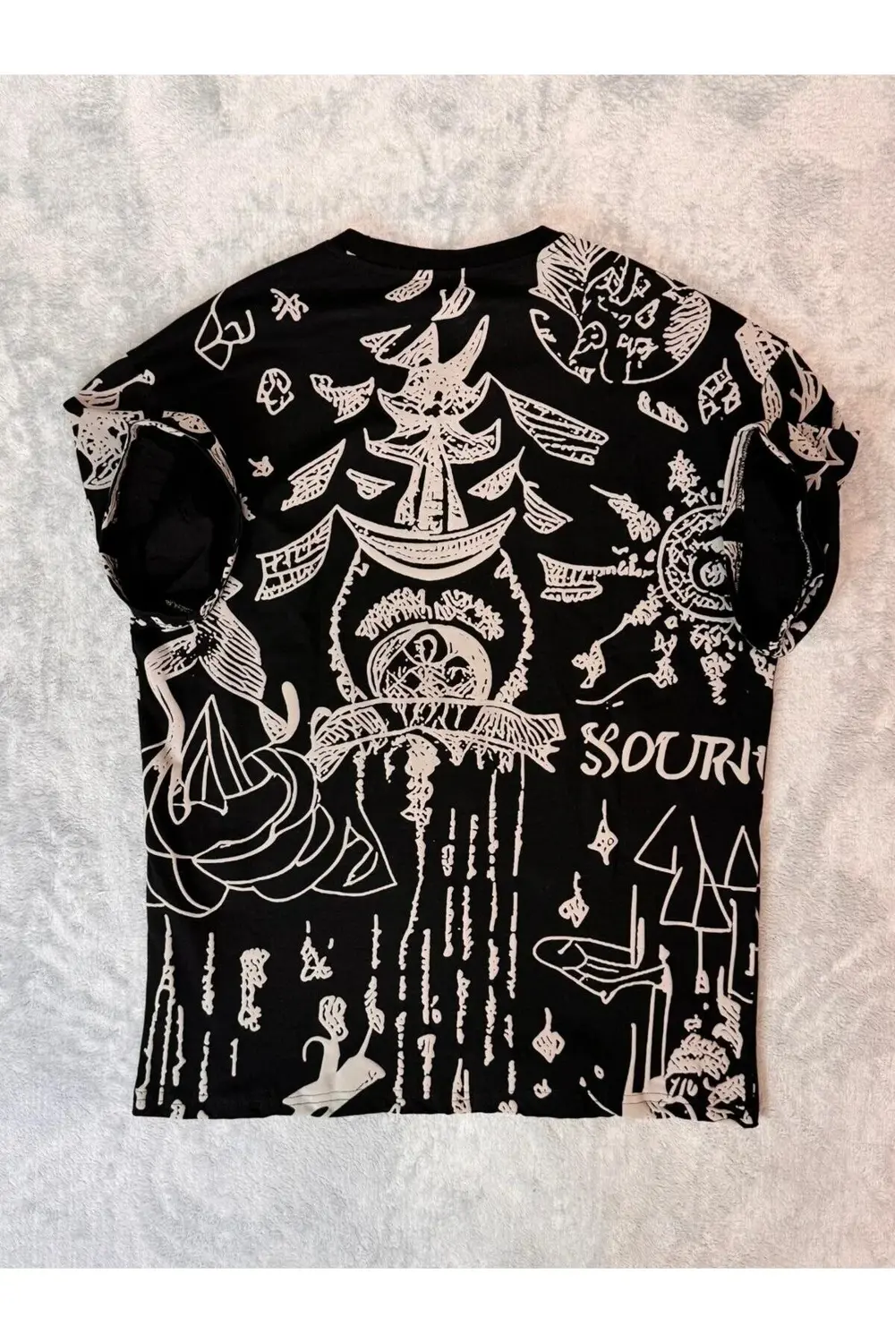 Kabartma Baskı T-shirt