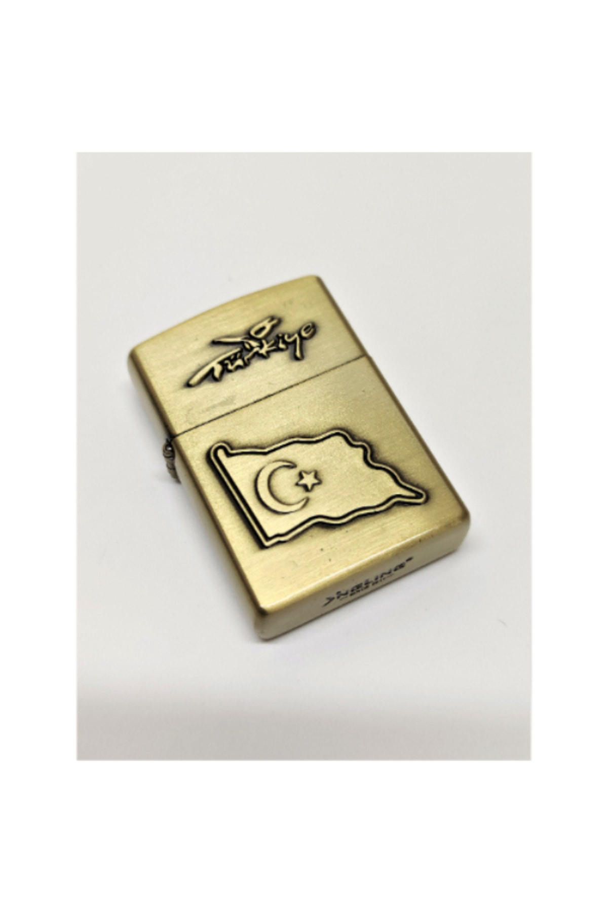 Tesbih Sakarya Kabartma Dalgalı Türk Bayrak Desenli - Benzin'li Zippo Tarzı Çakm