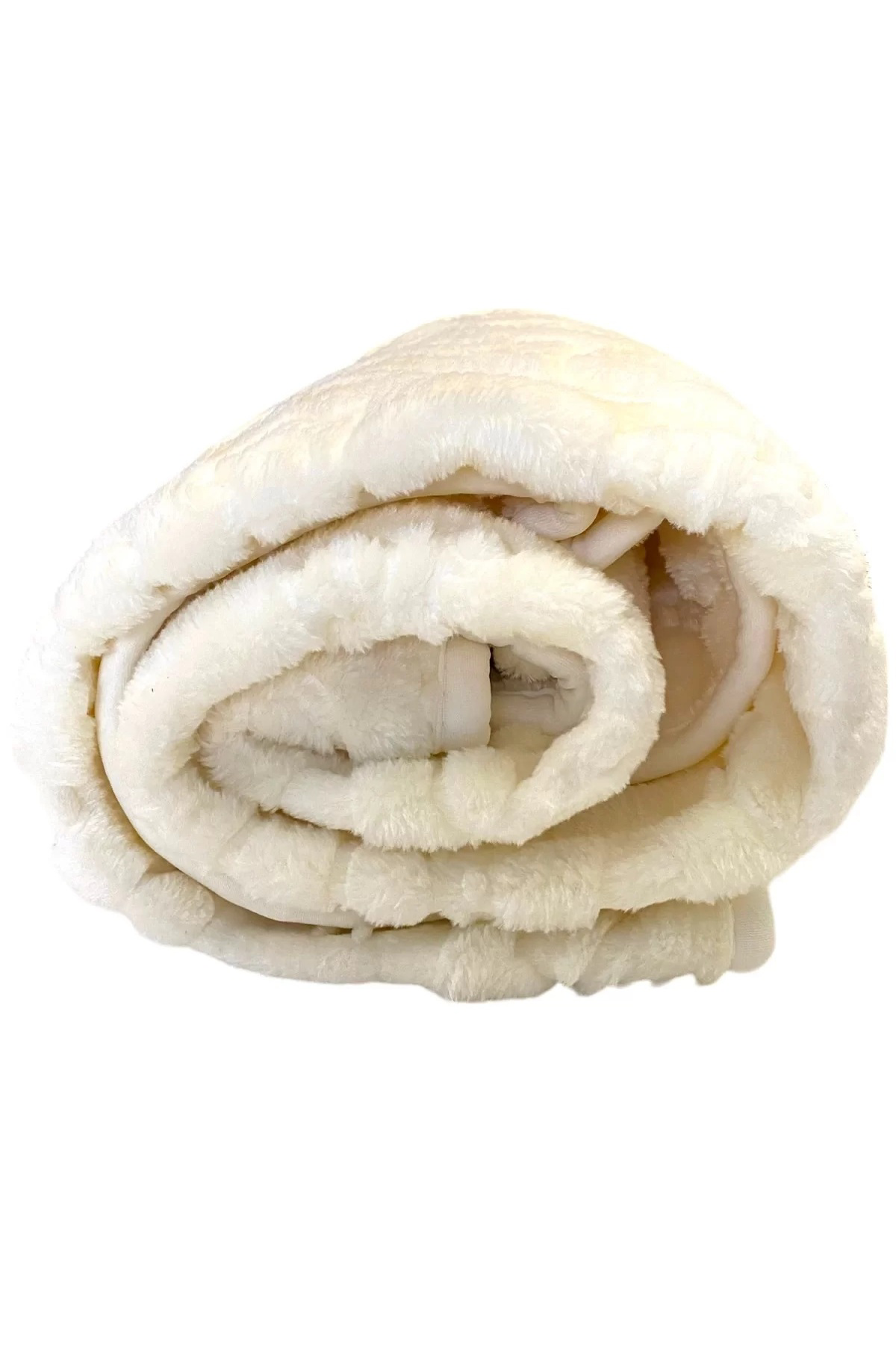 Golden Spring Kabartmalı Peluş Bebek Battaniyesi Ekru Not: (Mevsimlik İncedir)
