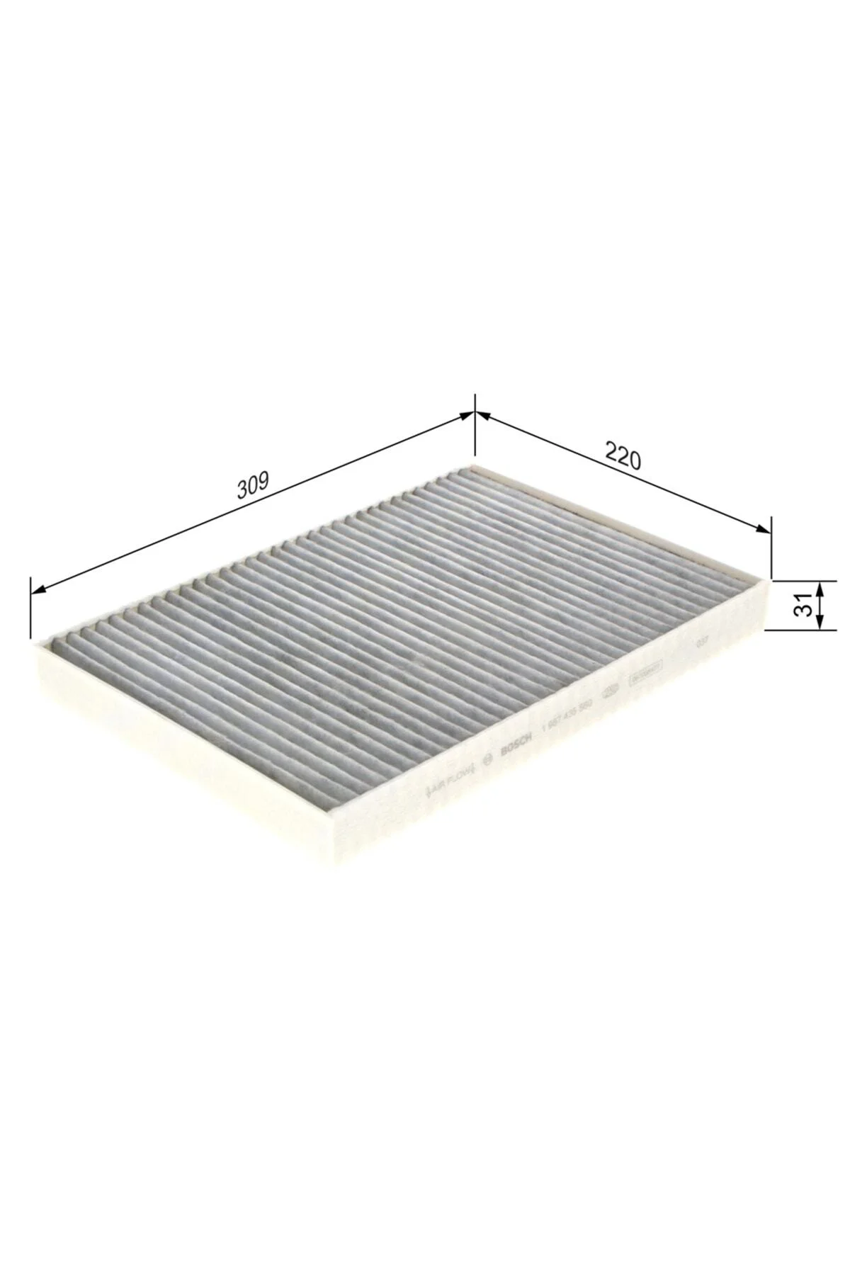 Kabin Filtresi Karbonlu - (audı A4 16- A5 17- Q5 17- Q7 16-) Bos-1987435560