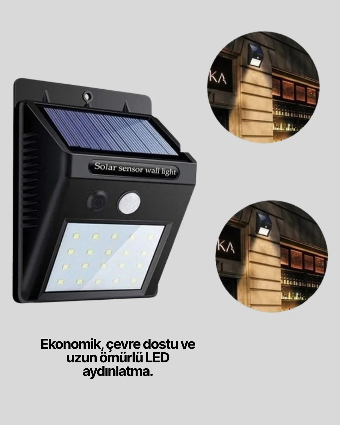 Kablo Gerektirmeyen Solar LED Bahçe ve Veranda Işığı Yeni Nesil