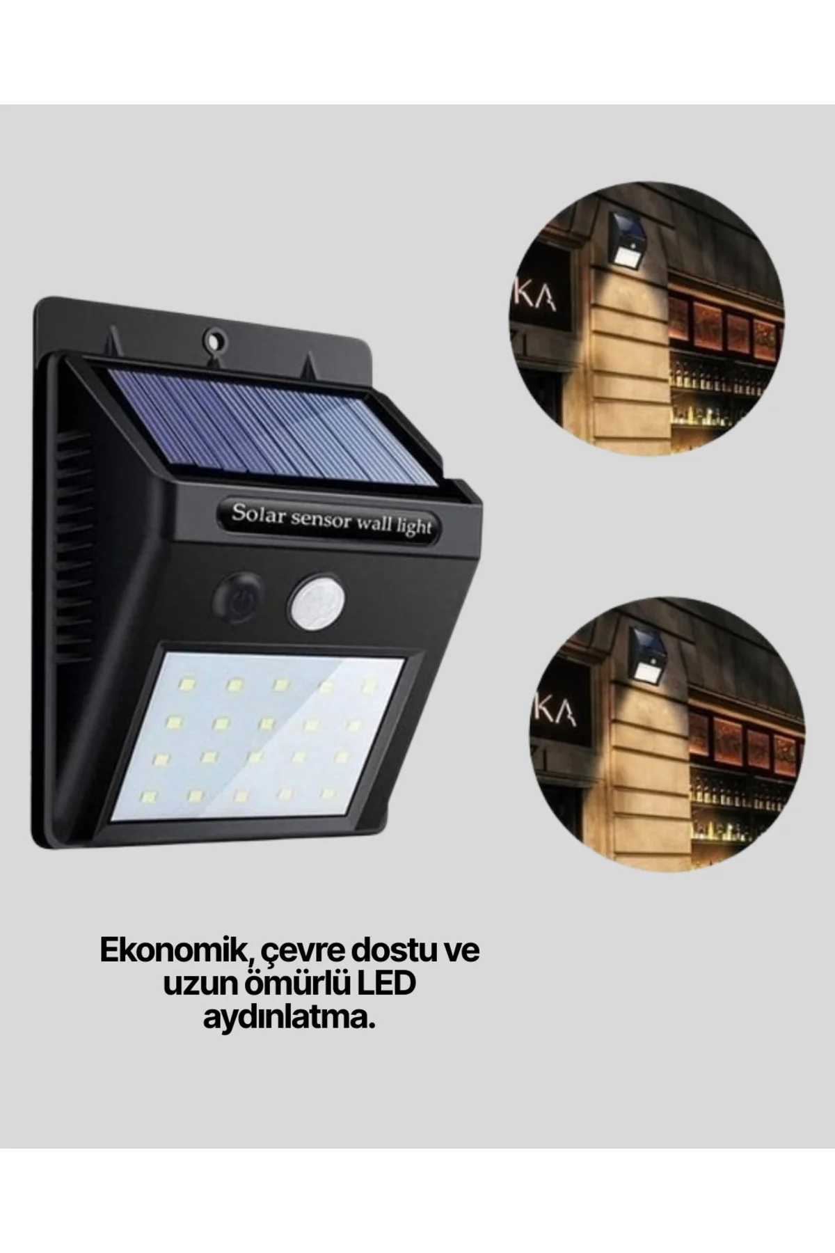 Kablo Gerektirmeyen Solar LED Bahçe ve Veranda Işığı Yeni Nesil