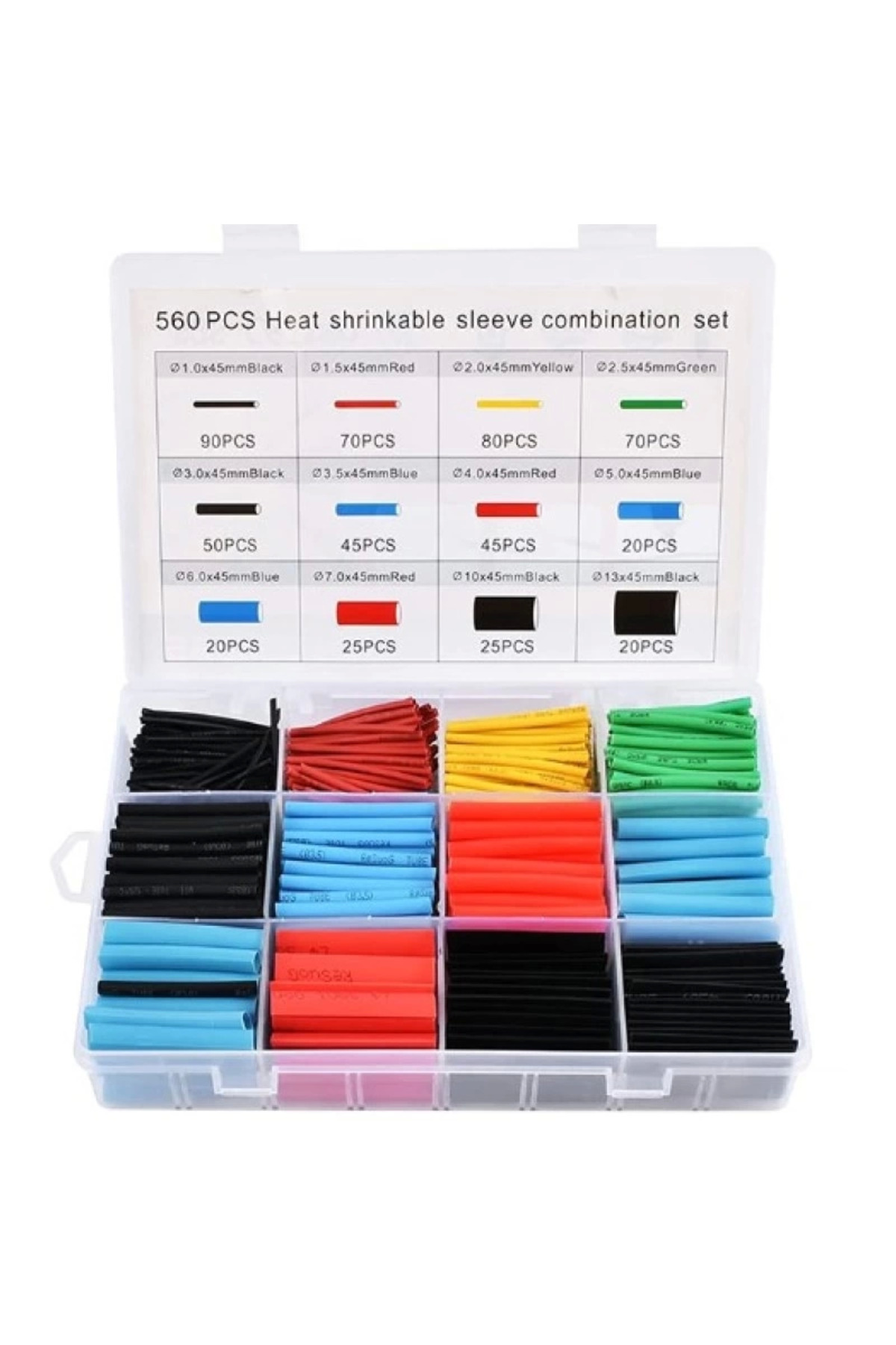 Butik Kablo Koruyucu Makaron Seti 560 Parça Butik Kablo Koruyucu Makaron Seti 560 Parça