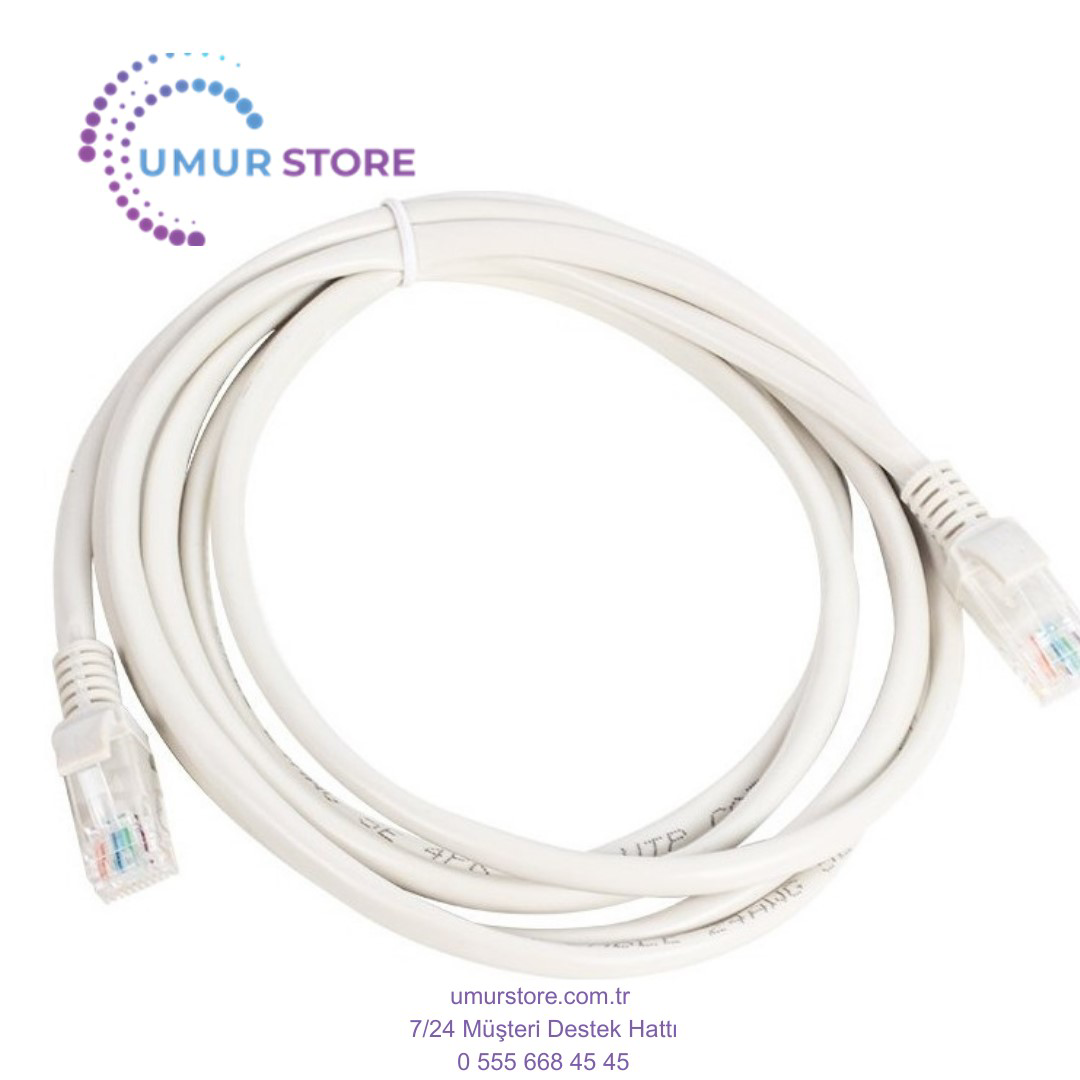 Kablo.cat5 2 Metre Gri Poşetli Kablo.cat5 2 Metre Gri Poşetli