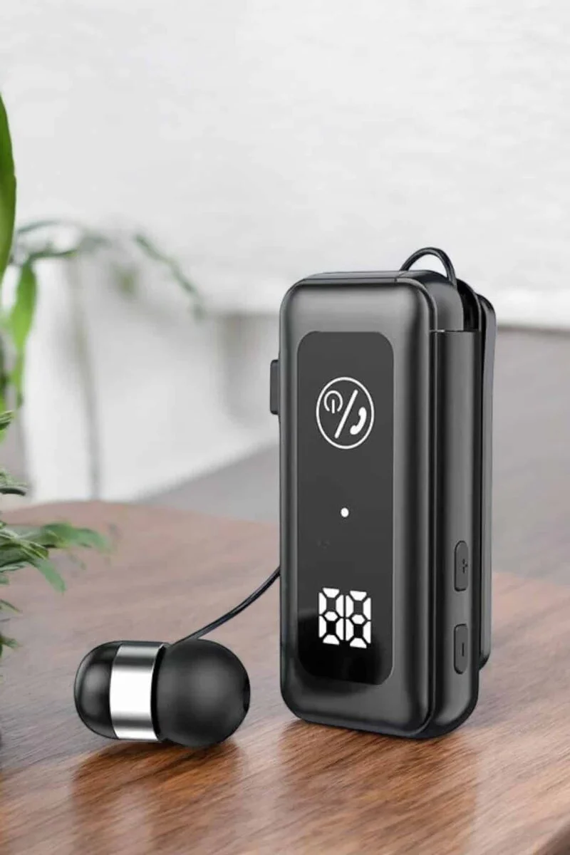 Kablolu Bluetooth Kulaklık Kulak İçi Stereo Mikrofonlu Dijital Göstergeli - Konforlu ve Net Ses
