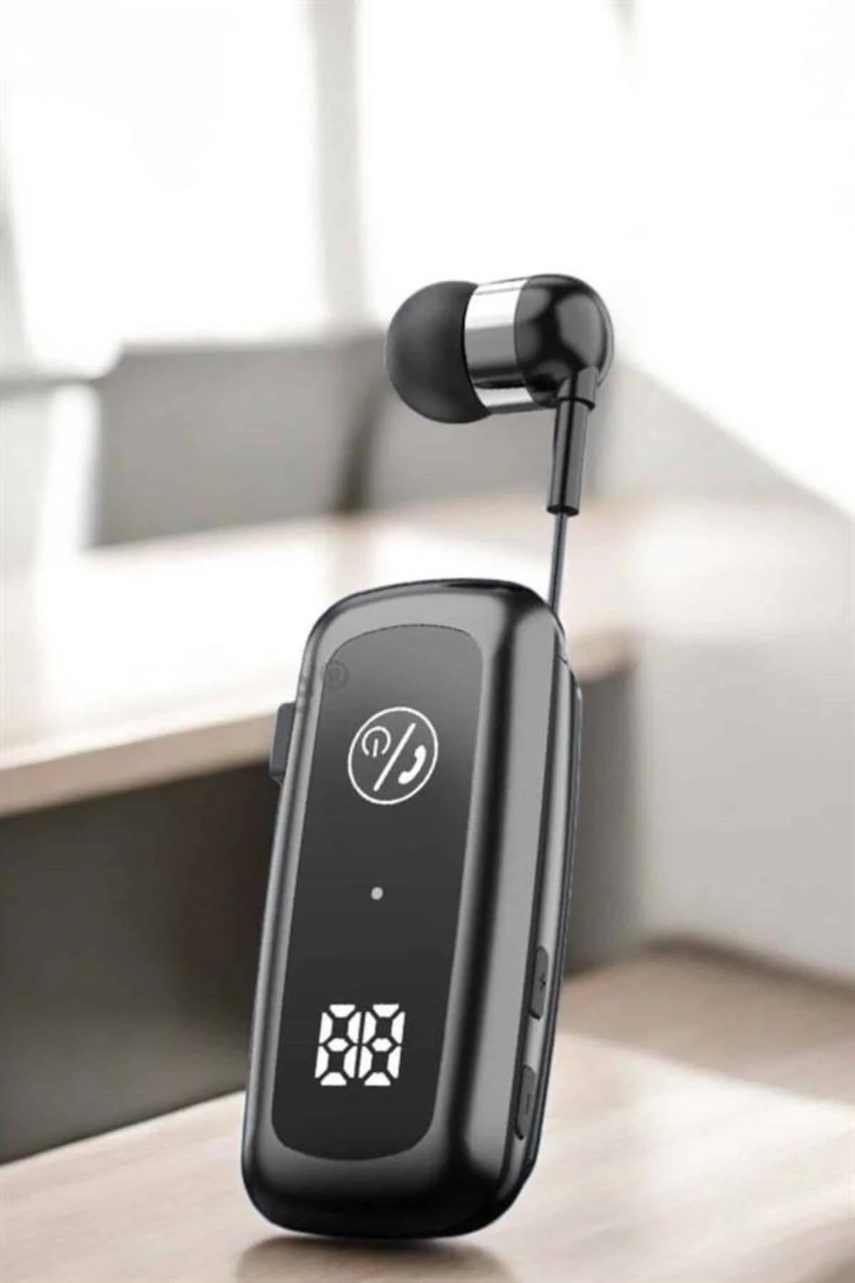 Kablolu Bluetooth Kulaklık Kulak İçi Stereo Mikrofonlu Dijital Gö