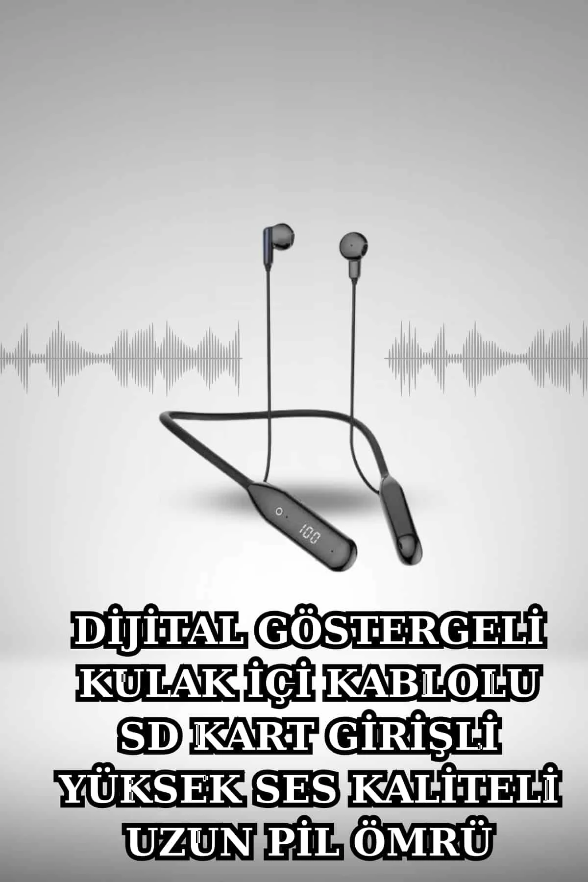 Kablolu Bluetooth Kulaklık ve Kadınlara Özel Bileklik Hediyeli Ye