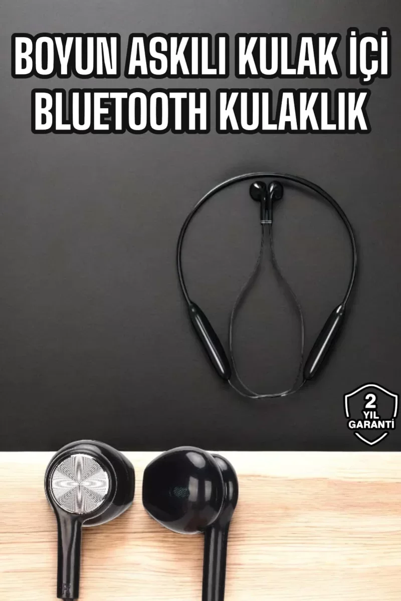 Kablolu Boyun Askılı Dijital Göstergeli Bluetooth Kulaklığı 60 Saat - Lisinya