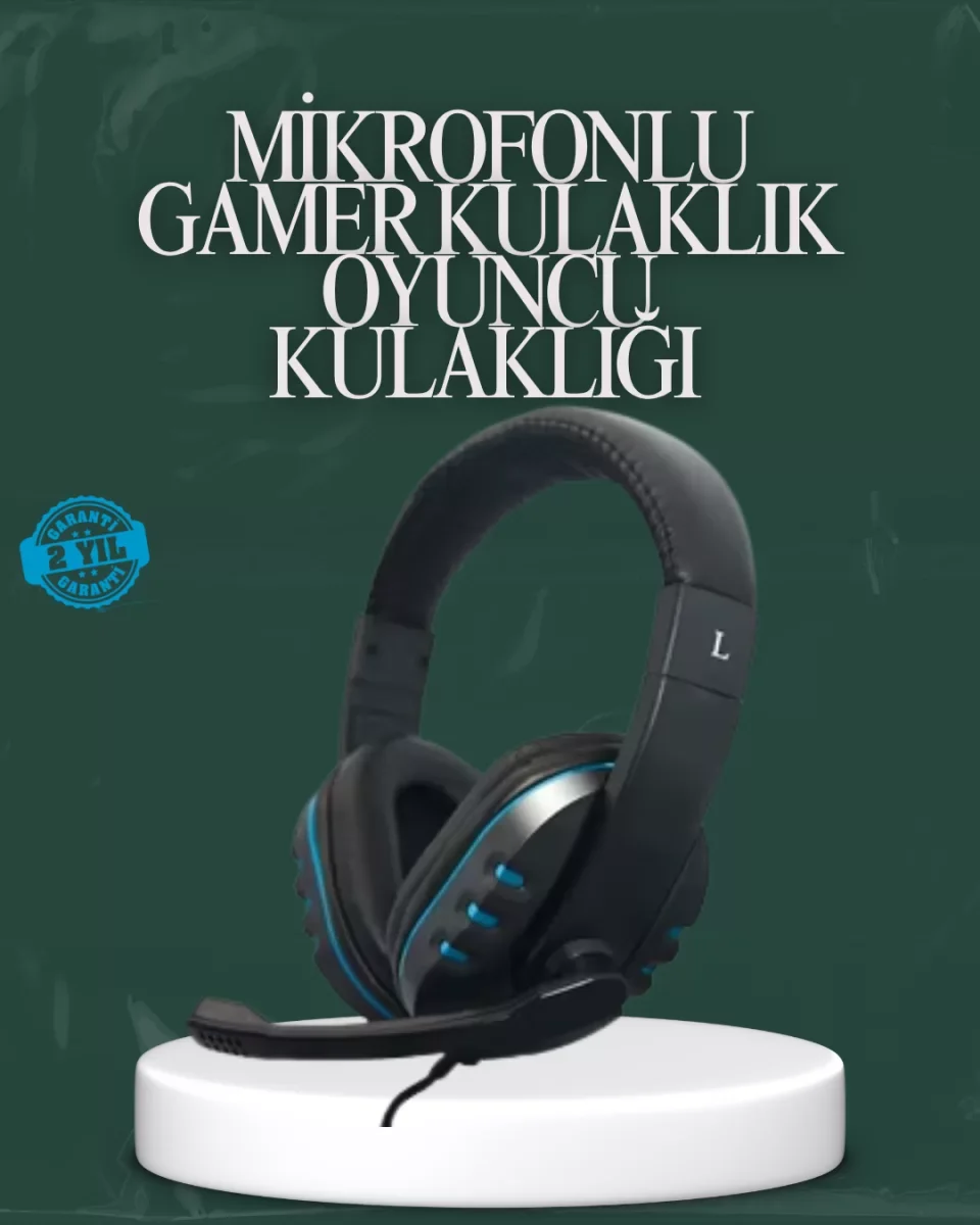 Kablolu Gaming Headset – Net Ses Ayrımı ve Ayarlanabilir Konfor -