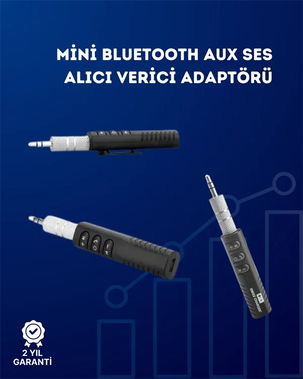 Kablolu Hoparlör ve Kulaklıklar İçin Bluetooth Adaptör | Mini Boy, Klipsli, Taşınabilir Fiyatı, Yorumları ve Özellikleri